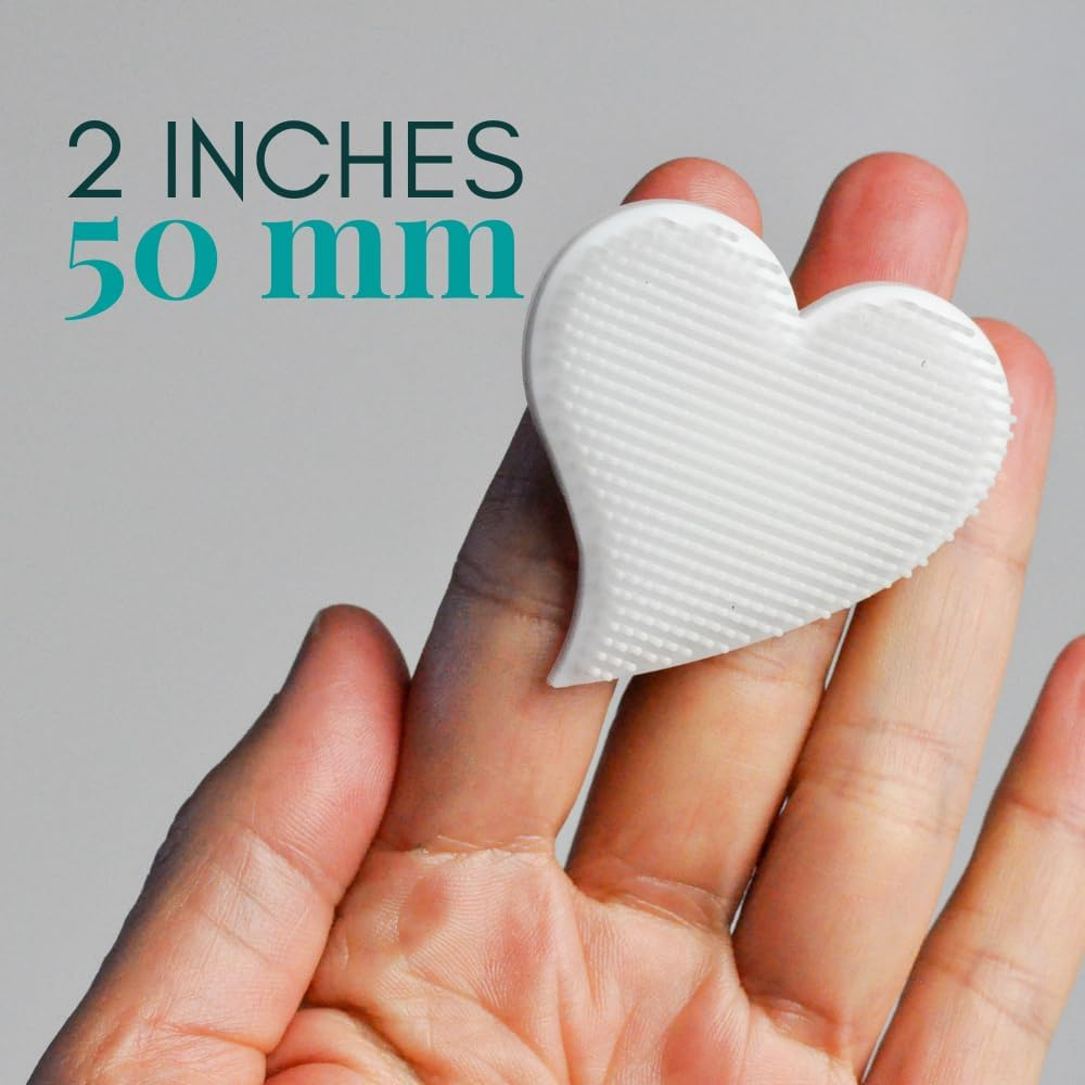 We Love Eyes - Mini Eyelid Scrub Mitt 100% BPA Free Silicone Eyelid Cleansing Mini Mitt, Exfoliate, Perfect for Milia