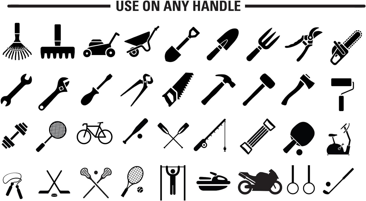 Silicone Rubber Grip Wrap for Tool Handles, Fitness and Sports Equipment - 1.7Mm X 60In - Blue image number 7