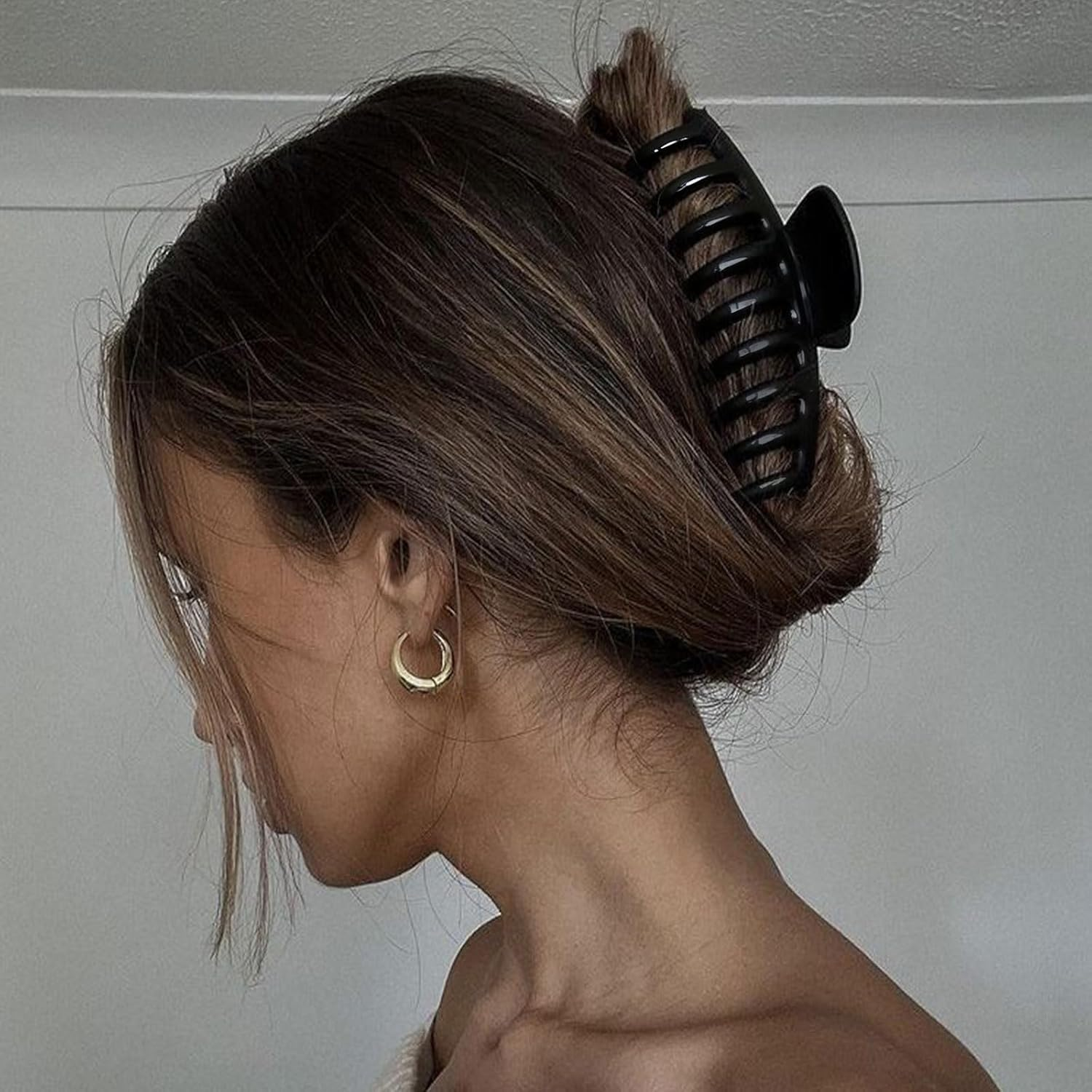 Muorruo 6 Piece Medium Silicone Cloud-Shape Hair Claws, Soft and Flexible Rectangular Hair Claws, Break-Resistant with Non-Slip Strong Grip, Hair Clips for Fine and Curly Hair image number 2