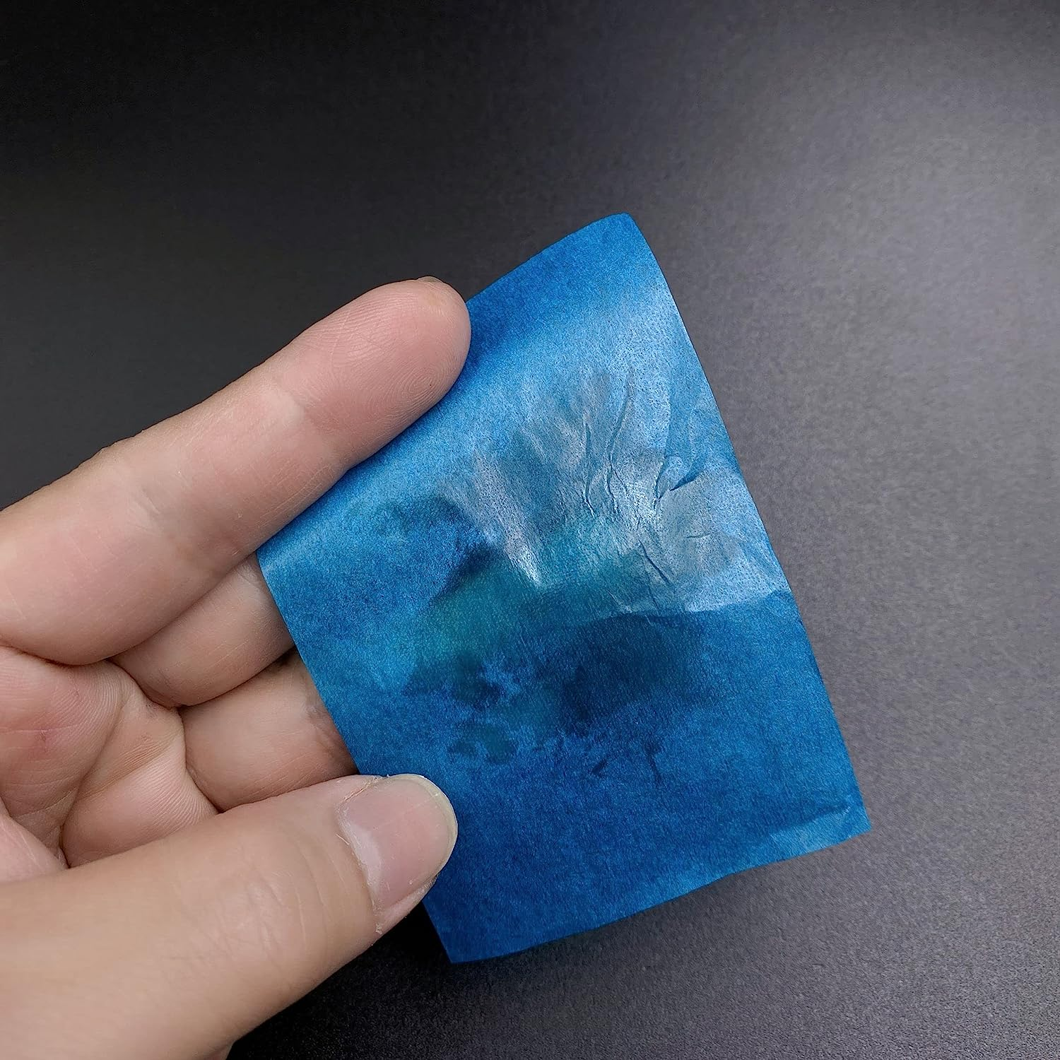 Manqianxun Premium Oil Blotting Paper Sheets, Translucent, Soft Face Blotting Paper Stay Skin Fresh and Smooth, for Facial Skin Care & Make Up(Blue) (300Pcs) image number 3