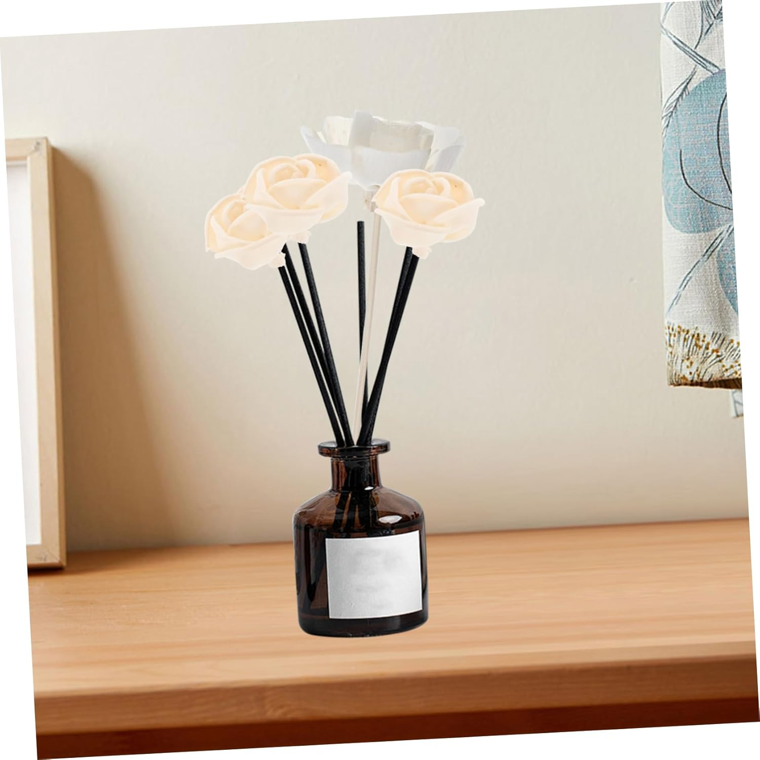 6Pcs Aromatherapy Roses Scent Diffuser Essential Oil Car Diffuser Fragrance Scented Replaceable Aromatherapy Flower Wedding Aroma Flower image number 5