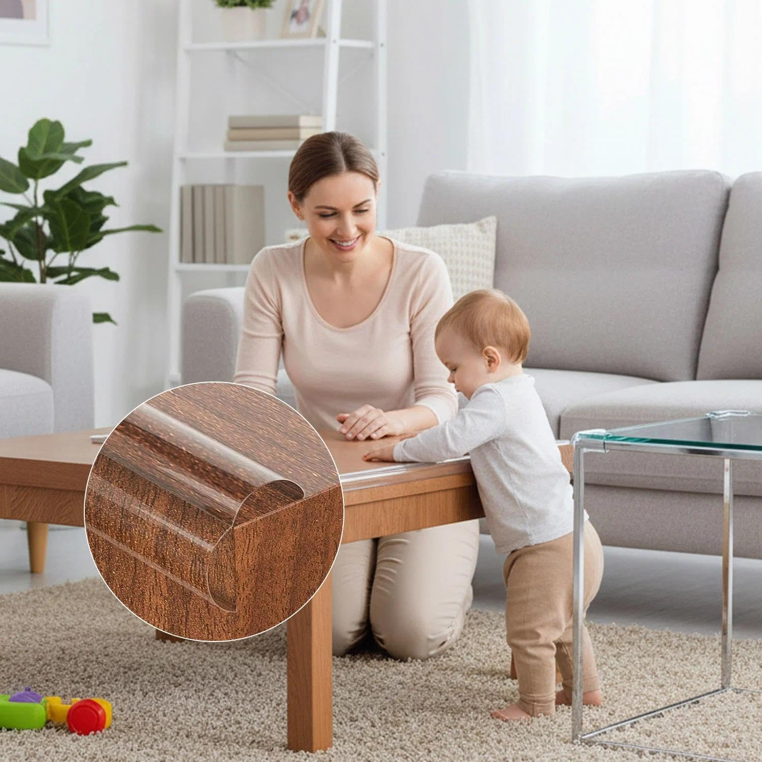 Corner&rsquo; Protectors, Clear Corner Protector Baby Proofing, Soft Edge Protectors,16.4Ft(5M) Corner Guards Furniture Corner&Edge Safety Bumpers with Upgraded Strong Adhesive for Furniture & Sharp image number 2