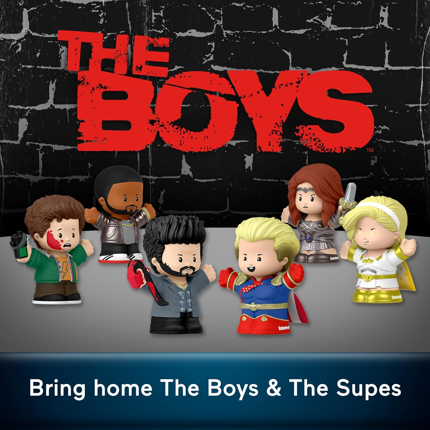 LITTLE PEOPLE COLLECTOR the Boys Special Edition Set with Character Figures in a Display Gift Box for Adults & Fans, 6 Figures image number 3