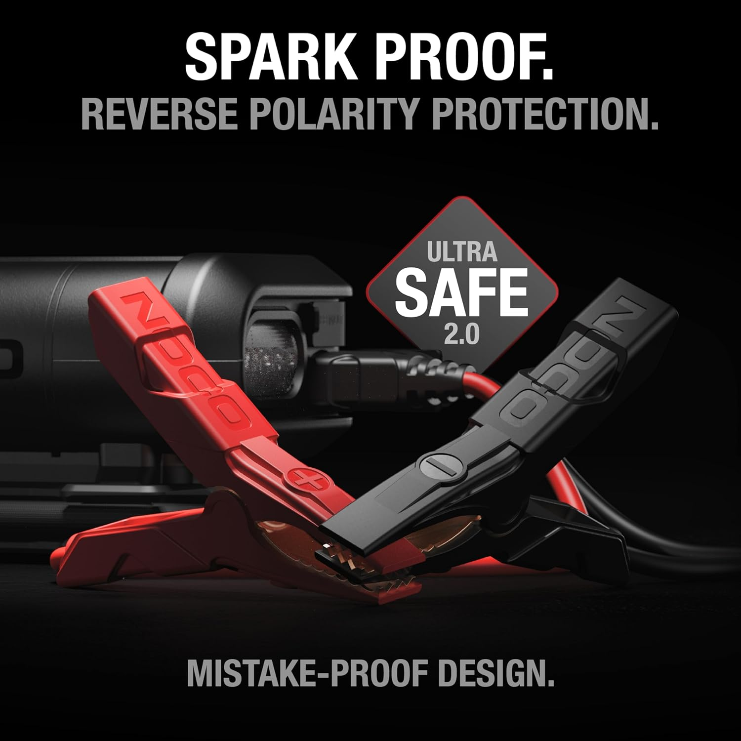 NOCO Boost Air AX65: 2000A Jump Starter with 22A 100 PSI Air Compressor - 8.0L Gasoline and 6.0L Diesel Engines - Inflating Tyres from 0-40 PSI in 2.0 Minutes image number 6