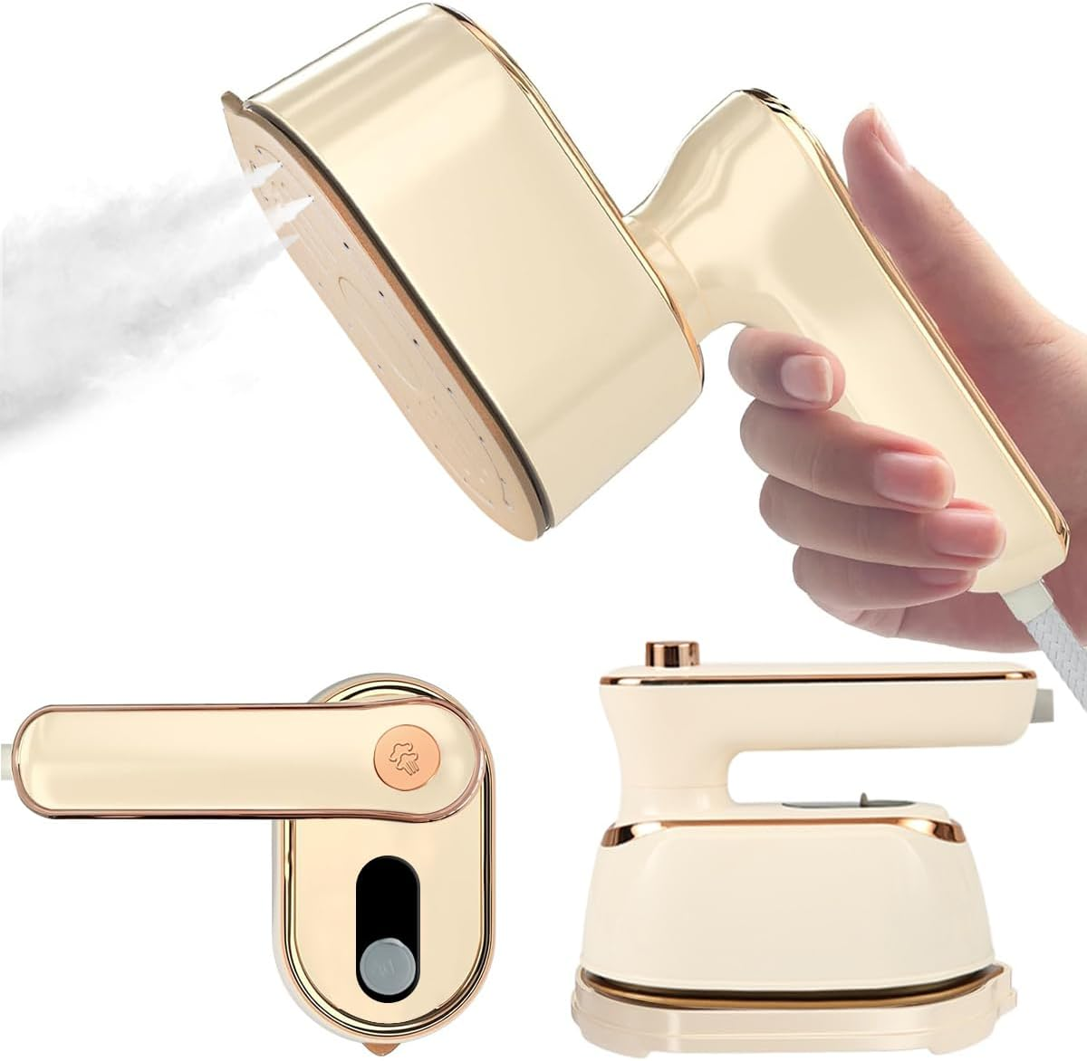 Yoawllty Garment Steamer, Mini Travel Iron, Handheld Portable Steamer for Clothes, Small Clothing Steamer, Steam Iron, Travel Essentials Gift image number 3