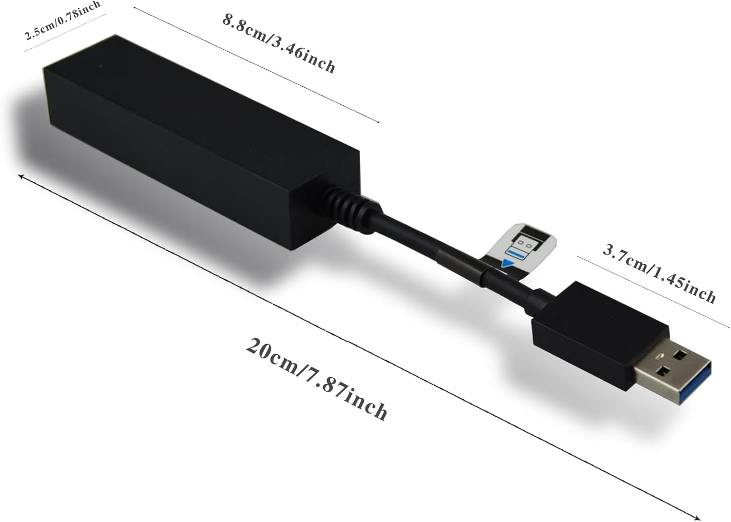 PS4 Camera Cable Adapter, 2 Pcs PS4 to PS5 Converter Cable Adapter USB3.0 VR Games Converter Connecting Cable for Playstation 5 Console image number 6