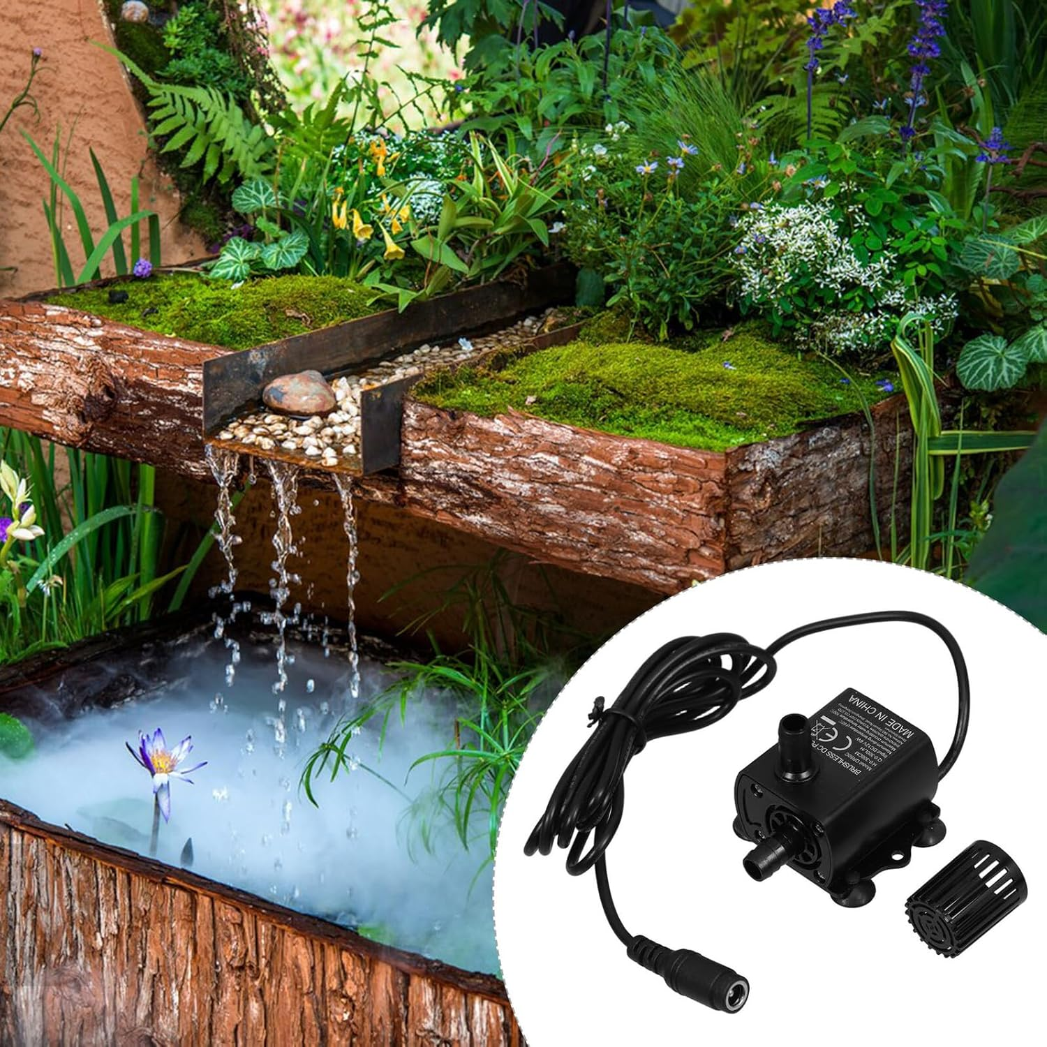 STAHAD Mini Brushless Dc Submersible Water Pump with High-Strength Rotor Quiet Operation Stable Circulation for Fish Tanks Fountains Aquariums and Garden Water Features image number 3