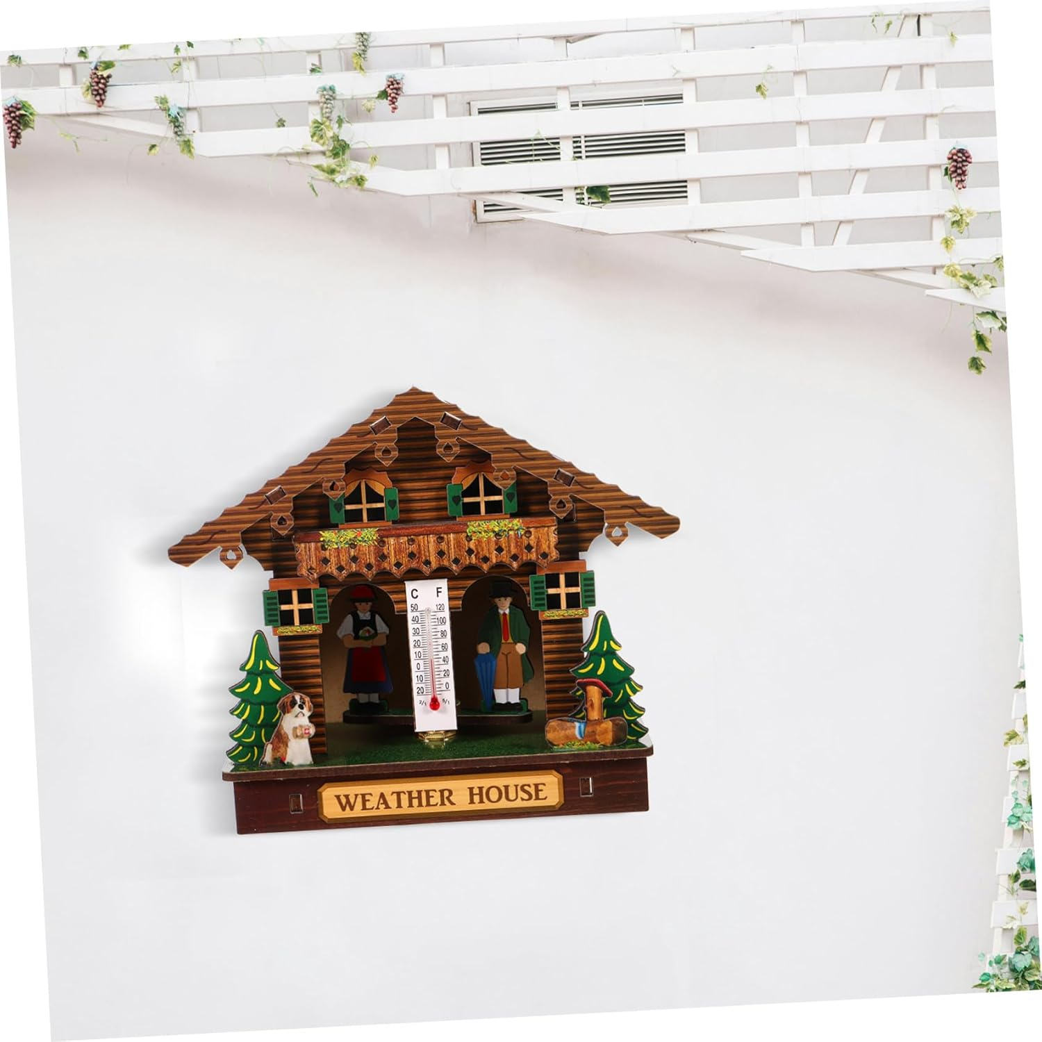 UPKOCH Wall Mount Thermometer Hygrometer Barometer Indoor Weather Station for Home Office Room High Precision Temperature and Humidity Measurement