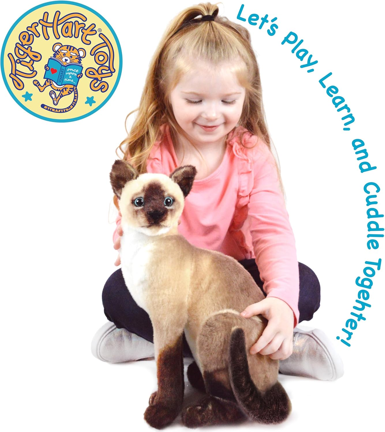 Stefan the Siamese Cat - 14 Inch Stuffed Animal Plush image number 2