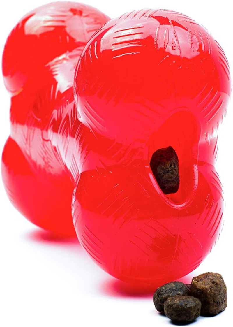 Ethical Pets Play Strong Virtually Indestructible Rubber Bone Dog Toy, 6.5-Inch image number 3