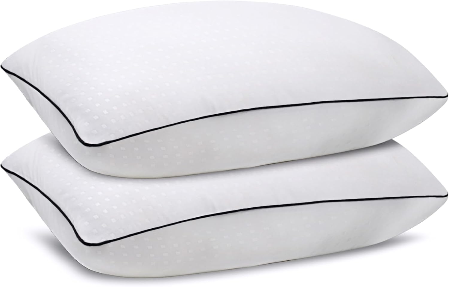 Standard Size Bed Pillows for Sleeping 2 Pack,Luxury Hotel Pillows,Comfortable and Supportive,Machine Washable,Suitable for Stomach,Back and Side Sleepers. image number 2