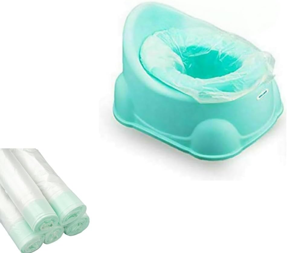 50PCS Toilet Seat Cleaning Bag,Reusable，Suitable for Kids Training Seats, Toddlers, Adults and Outdoor Pets, Bedpans and Outdoor Use(42 X 24Cm) image number 1