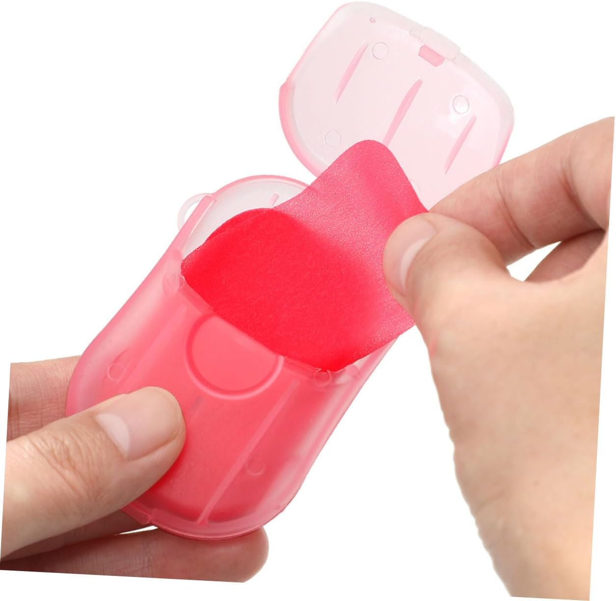 YARNOW 12 Boxes Portable Paper Soap Sheets Travel Hand Soap for Camping Hiking Outdoor Activities in Variety of Scents Convenient Hand Washing and Toilet Cleaning image number 5