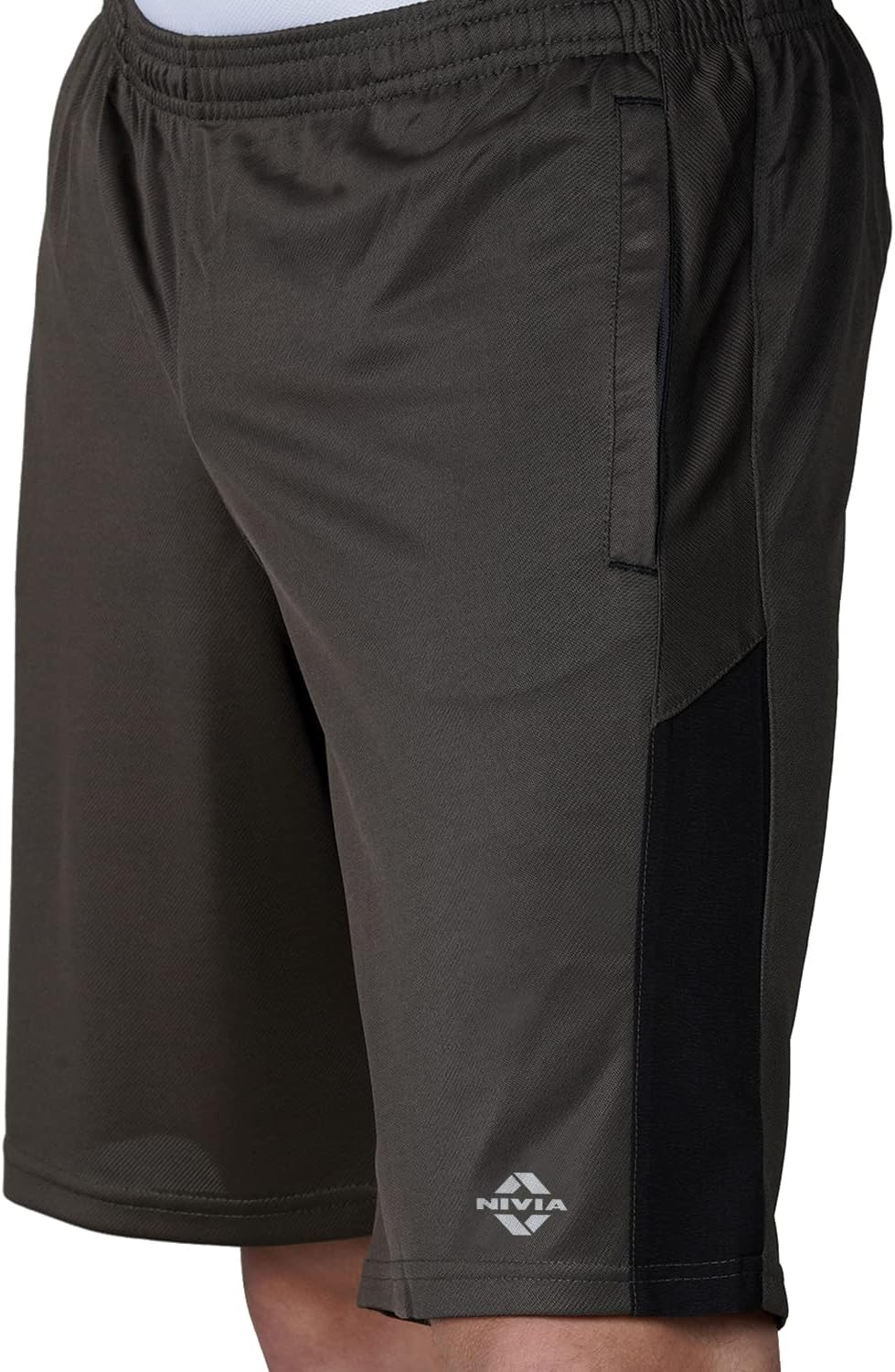 Nivia Sporty_4 Shorts (Olive Green, XXL) | Light Weight | Comfortable | Stylish | Casual | Gym | Running image number 5