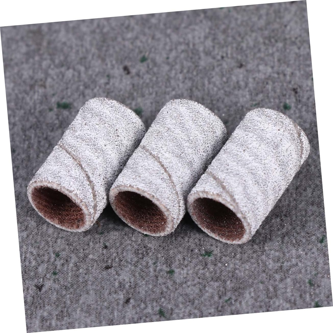 Baluue 100Pcs Zebra Nail Sanding Bands Set Professional Manicure Sanding Sleeve Nail Polisher Sander Sleeves for Art Bands Kit image number 2