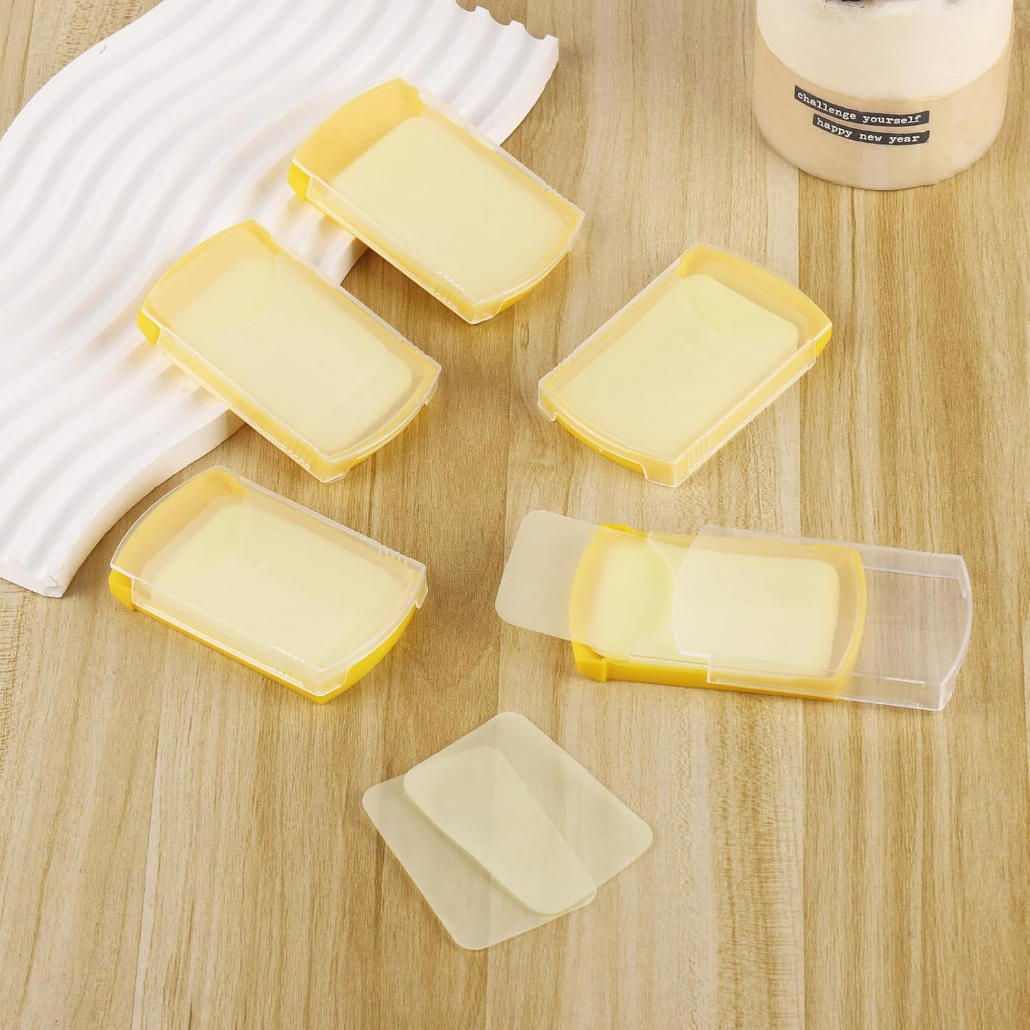 Acdesign 4 Boxes (200 Sheets) Hand Washing Soap Sheets Travel Soap Leaves Foaming Paper Soap for Outdoor Travel, BBQ, Party, School, Camping Hiking image number 1