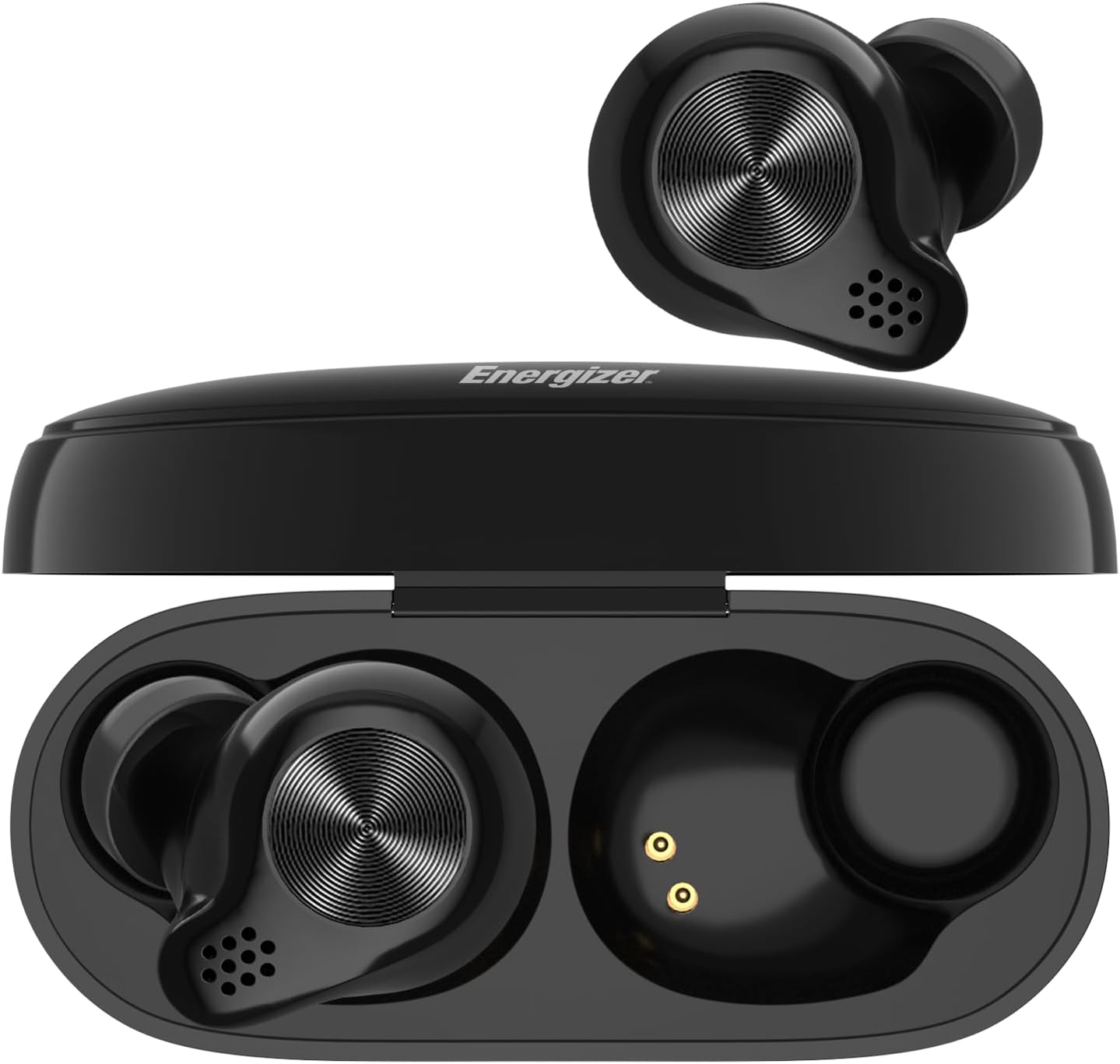 Energizer Bluetooth Headphones 5.2 5 Hours Usage Touch Control Pairing Handsfree Stereo Sound White & Black Pack of 2 image number 6