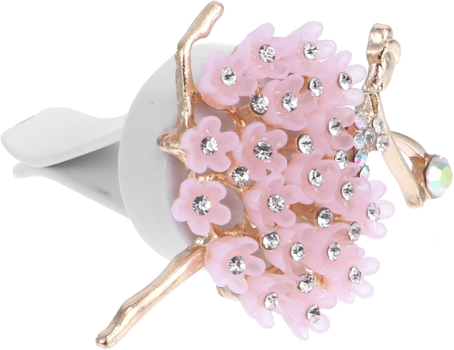 Totority Ballerina Girl Car Air Freshener Clip Creative White Car Aromatherapy Diffuser for Women Stylish Vent Freshener