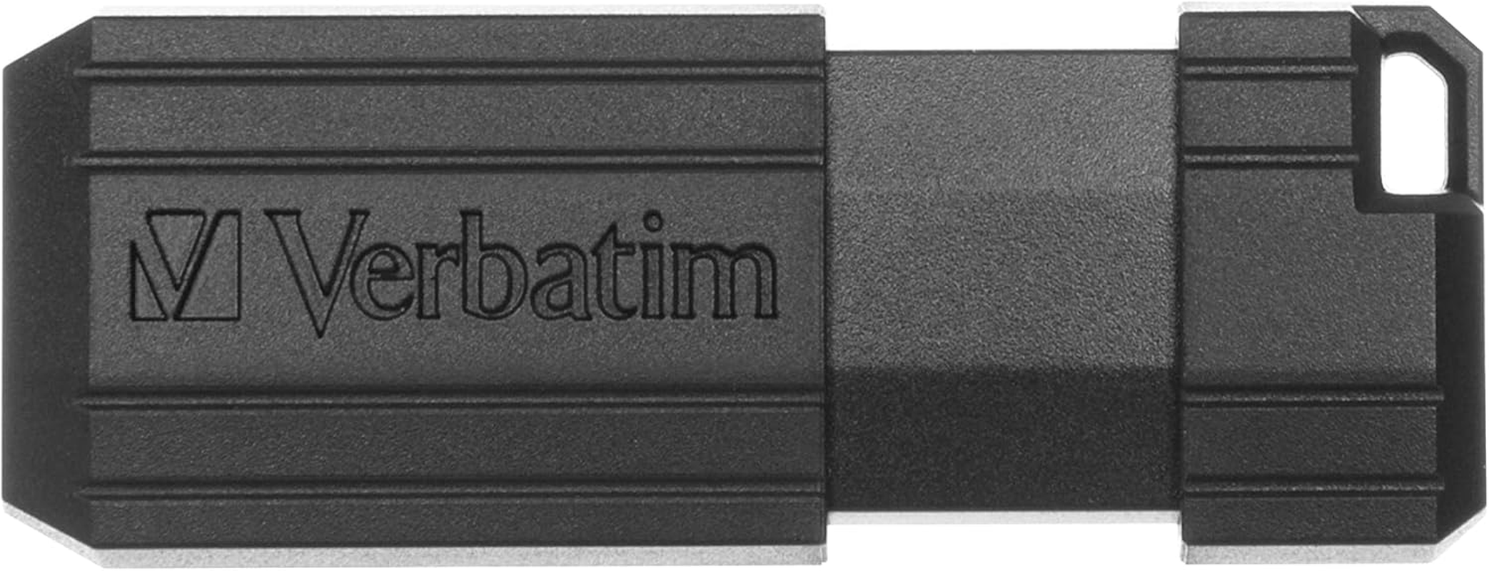 Verbatim Pinstripe USB 2.0 Drive 128GB Black (Microban)