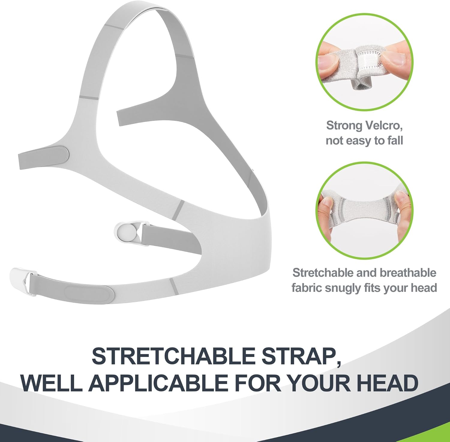 Replacement Set for WISP, Including Cushion(L), Silicone Frame, Headgear, Tube and Clips in One Pack, Great-Value Supplies by Airsmart