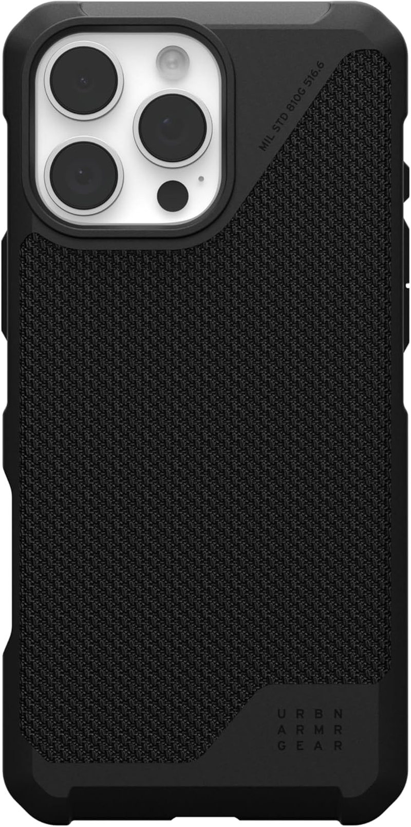 UAG Metropolis LT Magsafe Apple Iphone 16 Pro Max (6.9") Case - Kevlar Black (114453113940), 18Ft. Drop Protection (5.4M), Raised Screen Surround image number 1