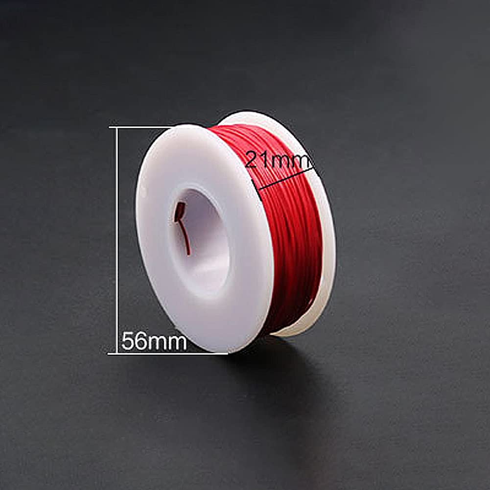 30AWG Flexible Tin Plated One Core Copper Wire Test Cable DIY Electrical with Silicone Surface Highly Stranded for Hobby Projects image number 5