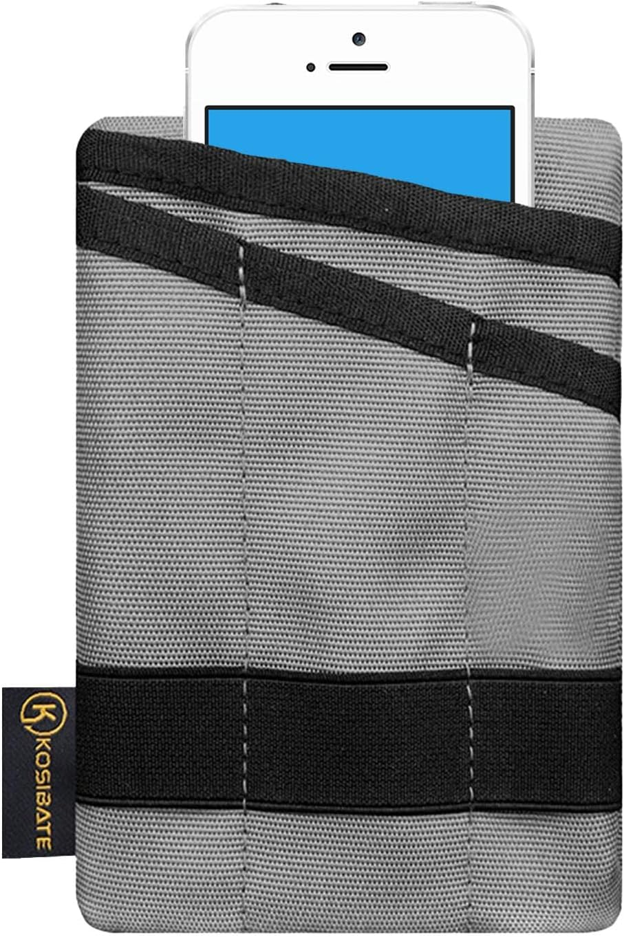 Pocket Organizer,Small Molle Pouch Utility Bag with Zipper - Waterproof Outdoor Wallet Pack for Men, Compact Utility Pouch for Outdoor and Daily Use B/ - Black image number 6