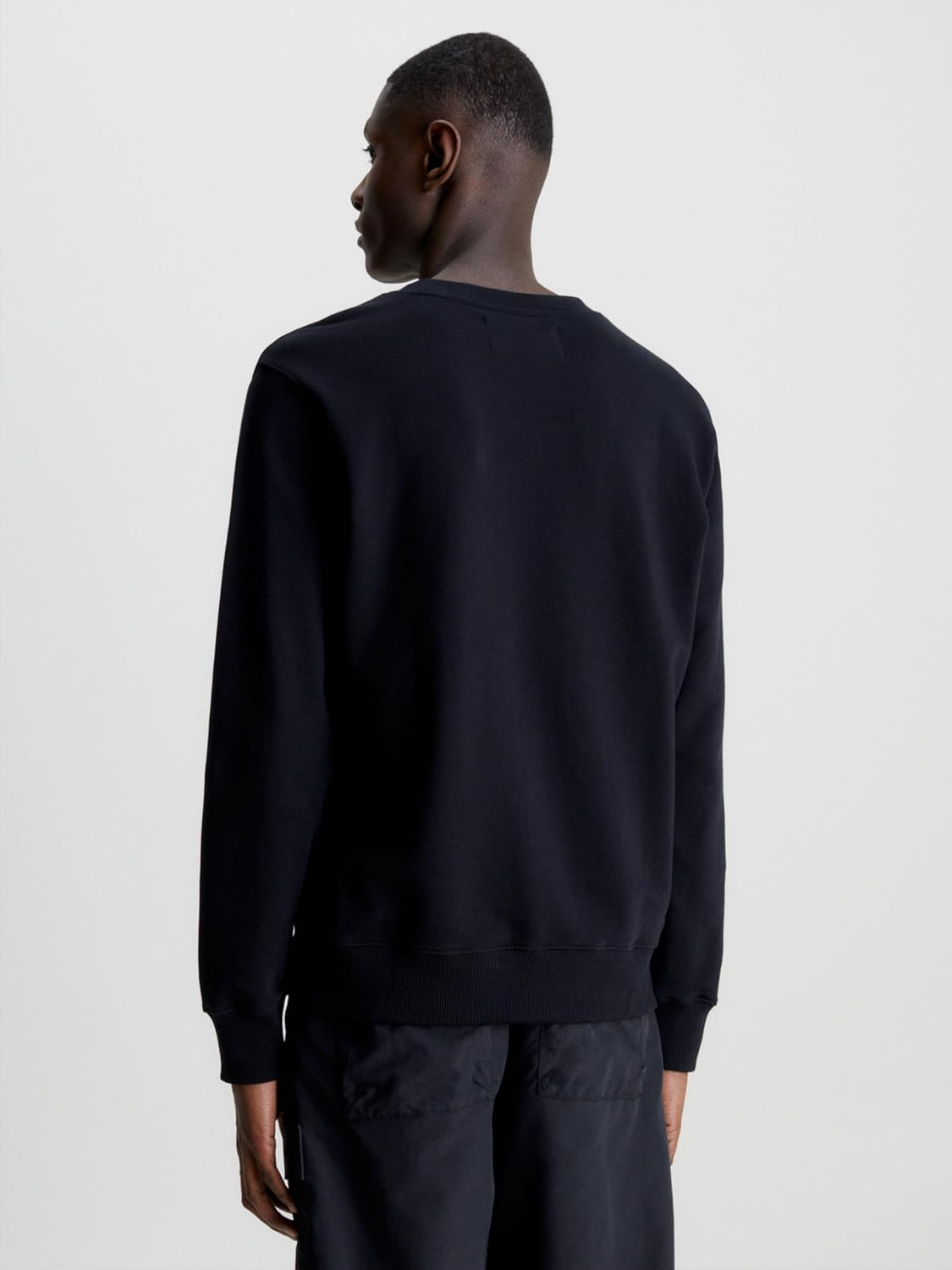 Calvin Klein Jeans Mens Core Institutional Logo Sweatshirt, Ck Black image number 1