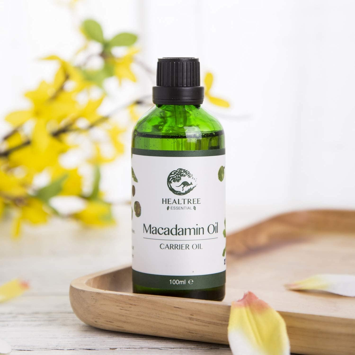 HEALTREE Macadamia Carrier Oil 100Ml (Australian Cold Pressed Virgin Grade) for Skin Moisturiser, after Sun Care, Body Massage Essential Oils image number 3