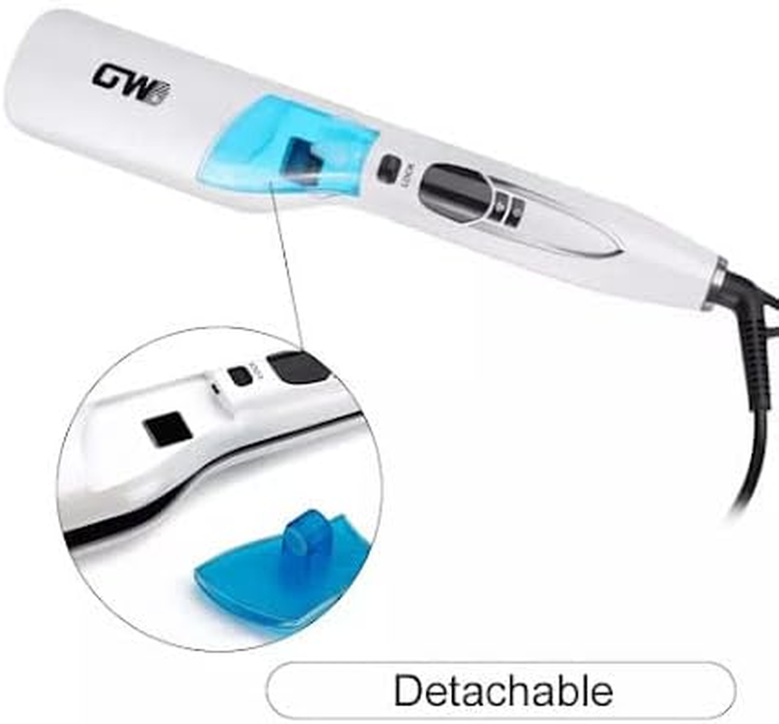 Steam Hair Straightener, Electric Comb, Hot Brush, Professional Flat Iron, LCD Ceramic Coating, Steam image number 1