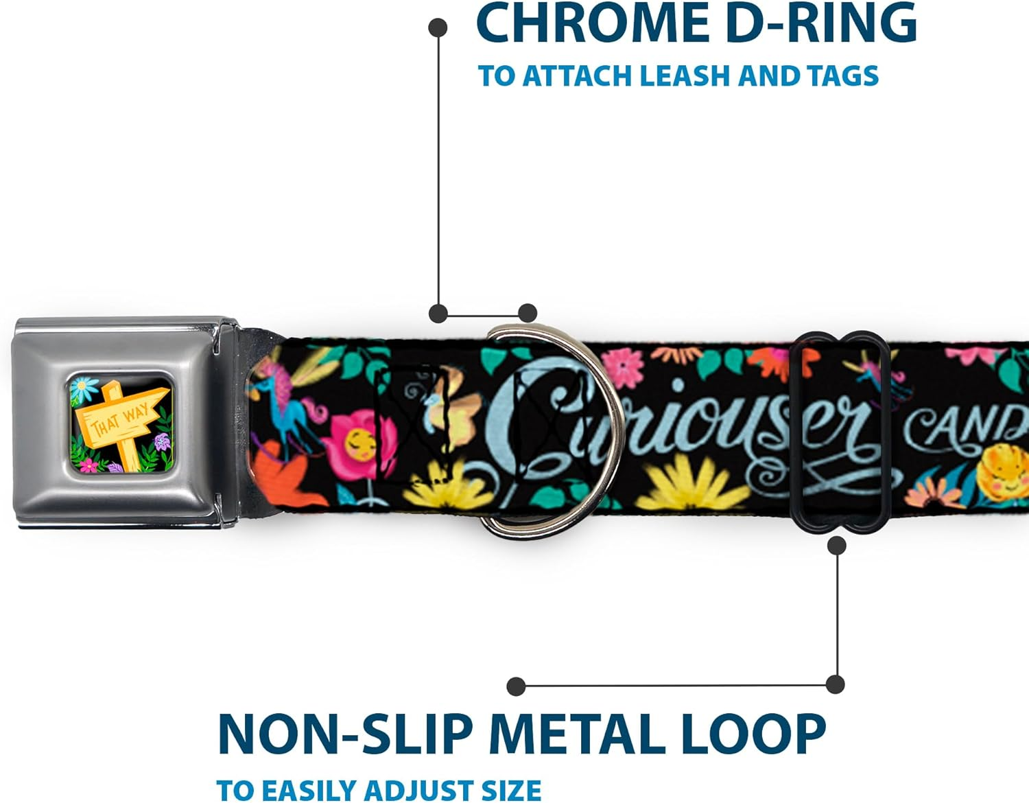 Buckle-Down Flaming Dog Collar Bone image number 6