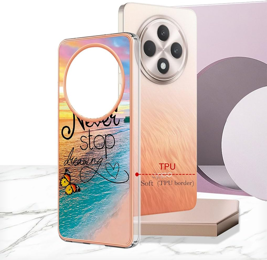 SEAHAI Case for OPPO Reno 12F 4G / OPPO Reno 12 FS 5G (Reno12 F 5G), Colourful Pattern Ultra Thin Shiny Soft Silicone TPU Shockproof Mobile Phone Case Cover Flexible Mobile Phone Case Protective Cover image number 6