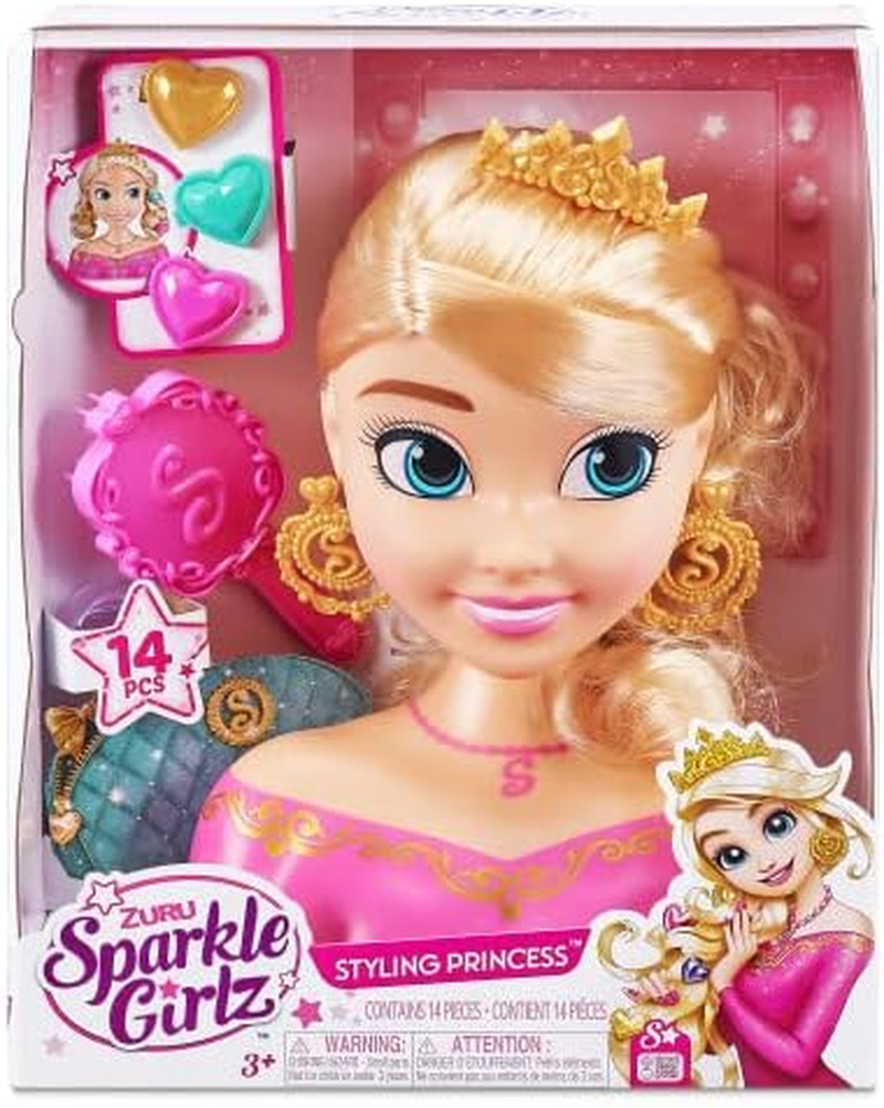 Zuru Sparkle Girlz Styling Head with Accessories, Multicolor image number 3