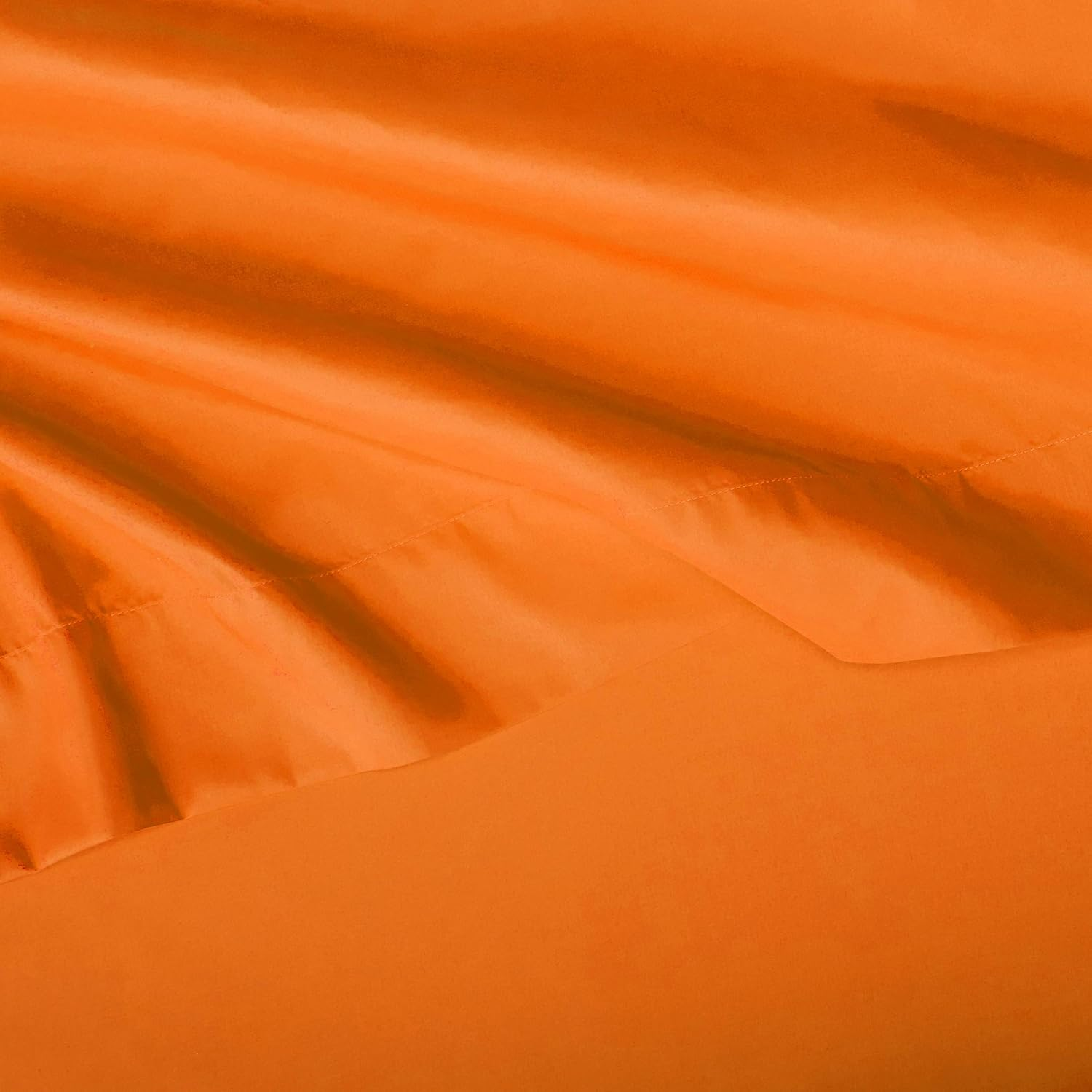 Amazon Basics Kid'S Sheet Set - Soft, Easy-Wash Microfiber, Bright Orange, Twin image number 6