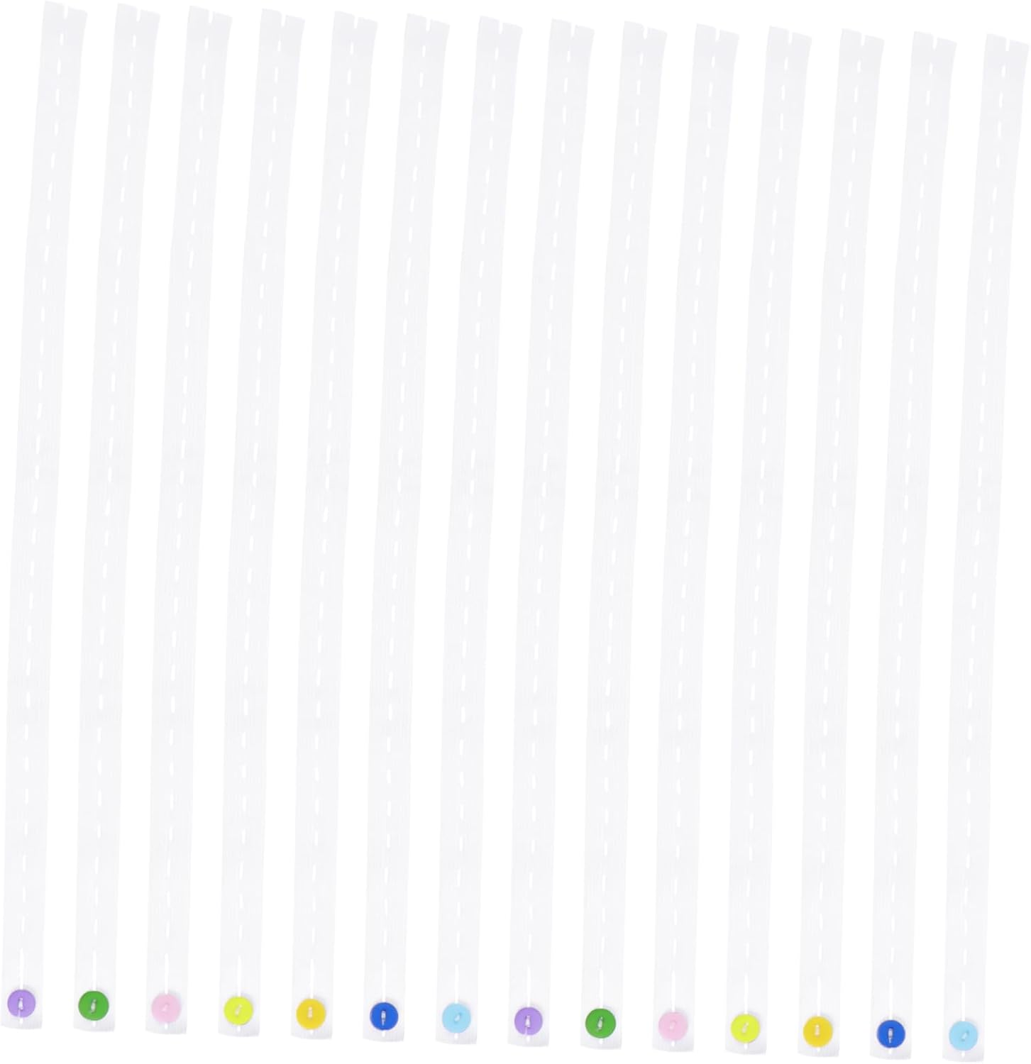 Diaper Fastening Buckles Comfortable Infant Diaper Buckle for Newborn 50Pcs Pack image number 6