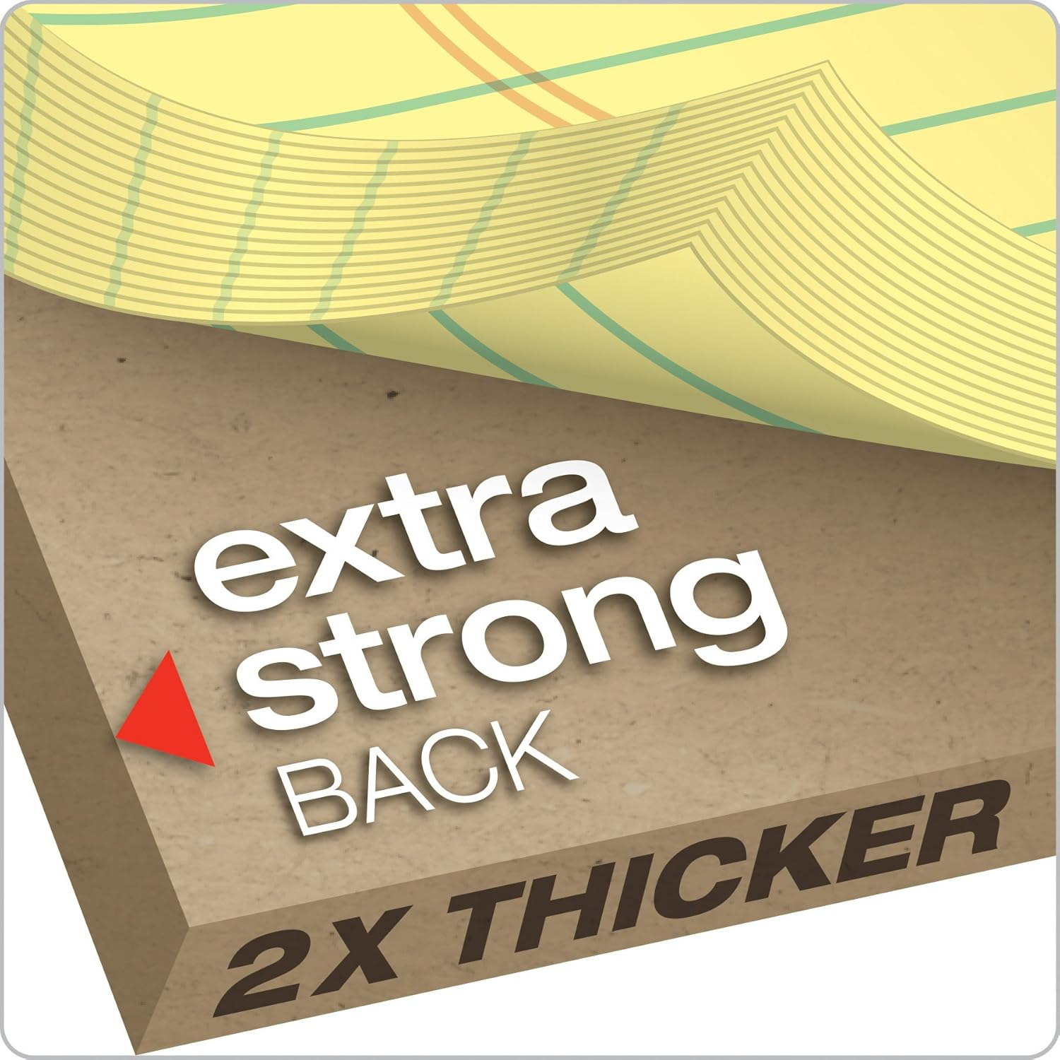 TOPS 8.5 X 11 Legal Pads, 6 Pack, Premium Docket Gold Brand, Narrow Ruled, Thick Yellow Paper, Sturdy Back, 50 Sheets, Made in USA (63941) - Jr. Legal, White image number 7