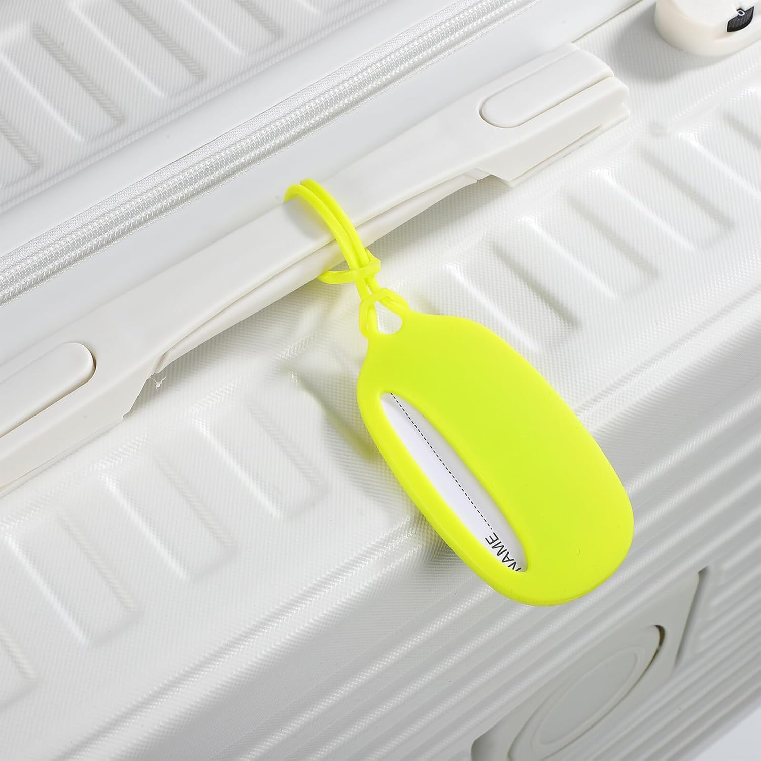 3 Pcs Silicone Luggage Tags for Suitcases Travel Bag Name Tags with Id Card Holder Soft Silicone Suitcase Labels for Easy Identification and Anti-Loss Versatile Use for Briefcases image number 5