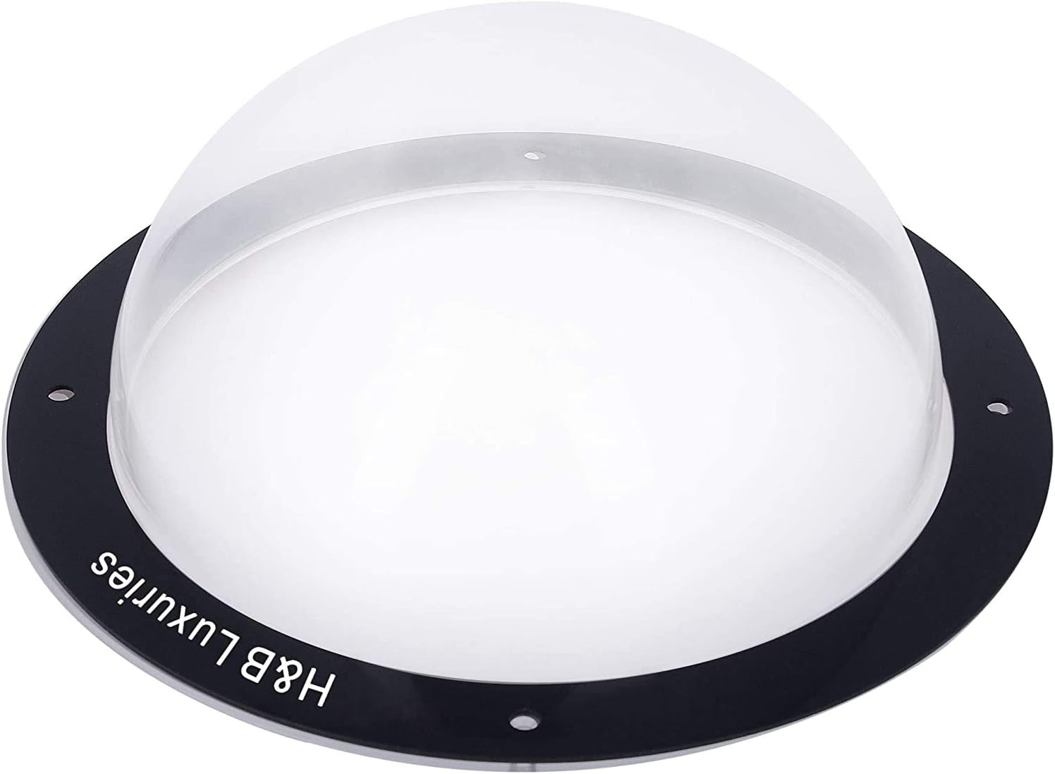 H&B Luxuries Durable Acrylic Dome Dog Window for Fence to View outside for Satisfying Curious Pets FW058 (2-Pack) image number 4