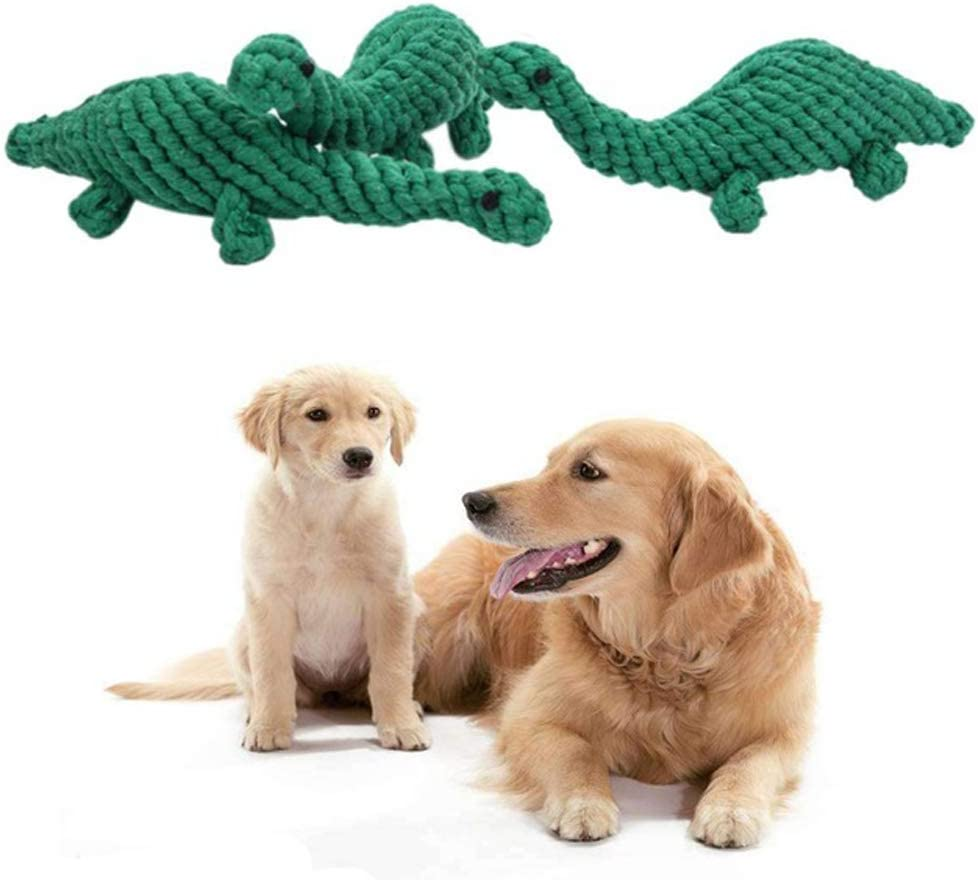 Dog Rope Toy Set Puppy Pet Chew Training Animal Design Durable Interactive Toys Dental Health Teeth Cleaning Toy for Small Medium Dog Biting Toys image number 4