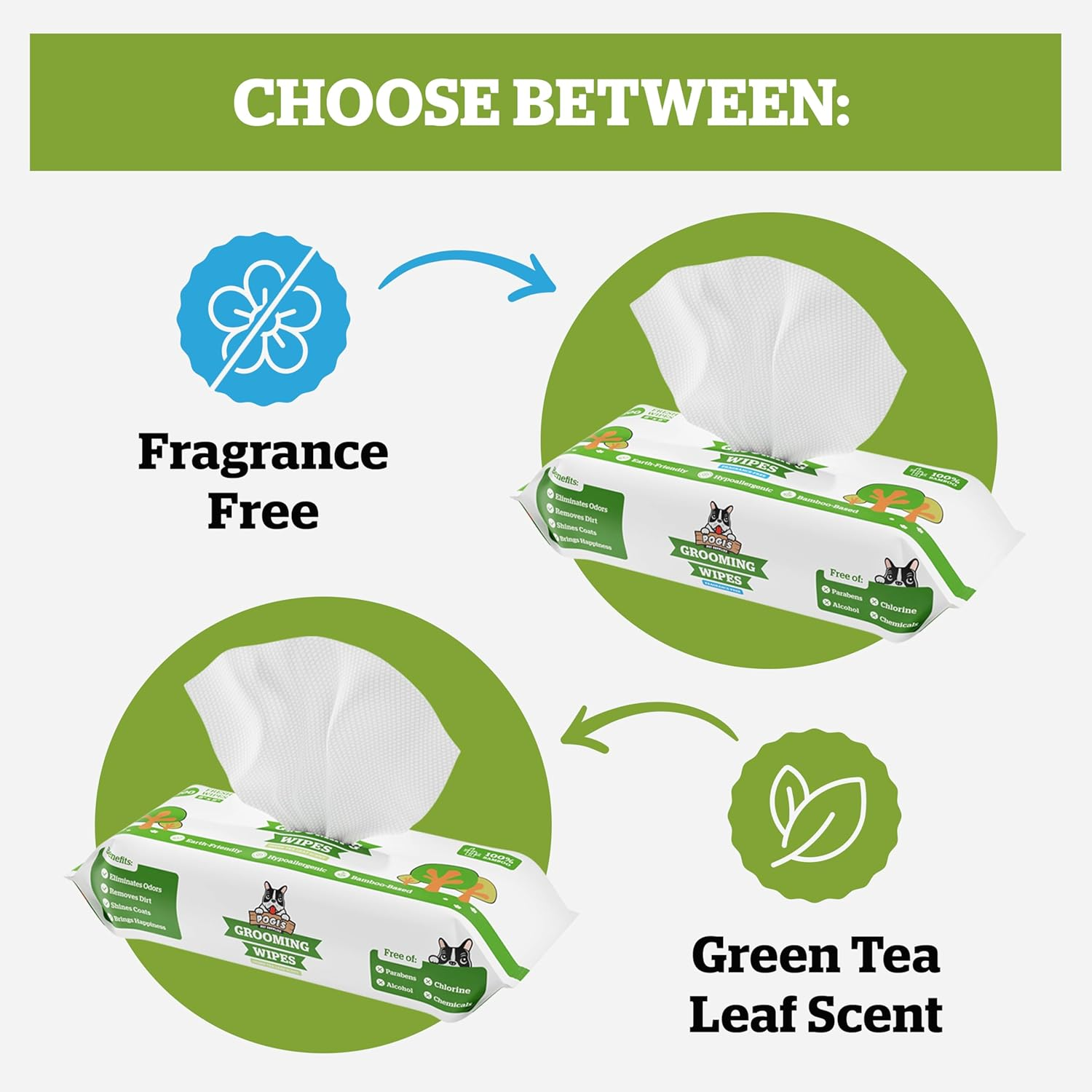 Pogi'S Dog Grooming Wipes - 100 Dog Wipes for Cleaning and Deodorising - Plant-Based, Hypoallergenic Pet Wipes for Dogs, Puppy Wipes - Quick Bath Dog Wipes for Paws, Butt, & Body - Fragrance Free image number 6