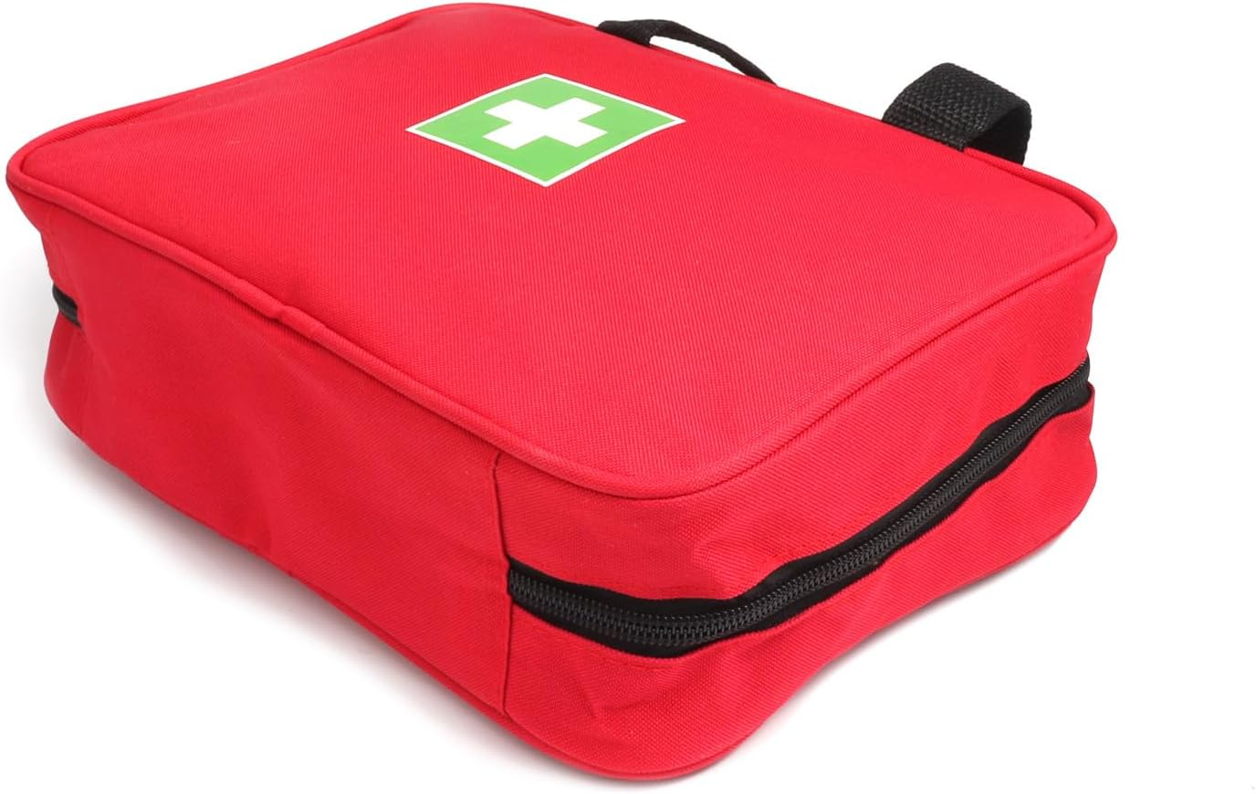 Red First Aid Bag Empty Travel Rescue Pouch Medical Bags First Responder Storage Compact Survival Medicine Emergency Bag for Car Home Office Kitchen Sport Outdoors (Red CLB) - Red Bb image number 3