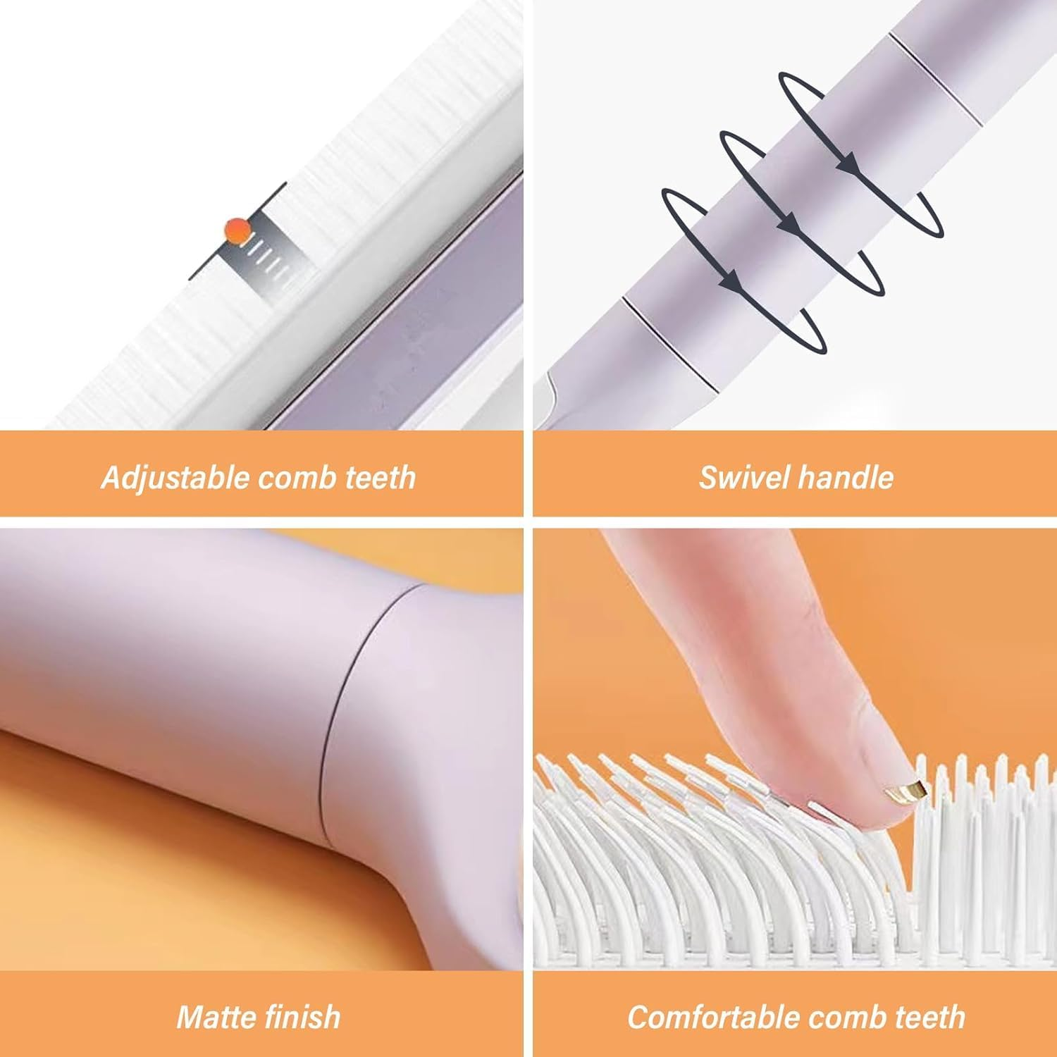 Master Self Cleaning Hair Brush,2Pcs Self Cleaning Master Hair Brushes,Brush Master Self Cleaning Hair Brush,Brush Master Self Cleaning Hairbrush,Master Self Cleaning Retractable Hair Brush for Women image number 2