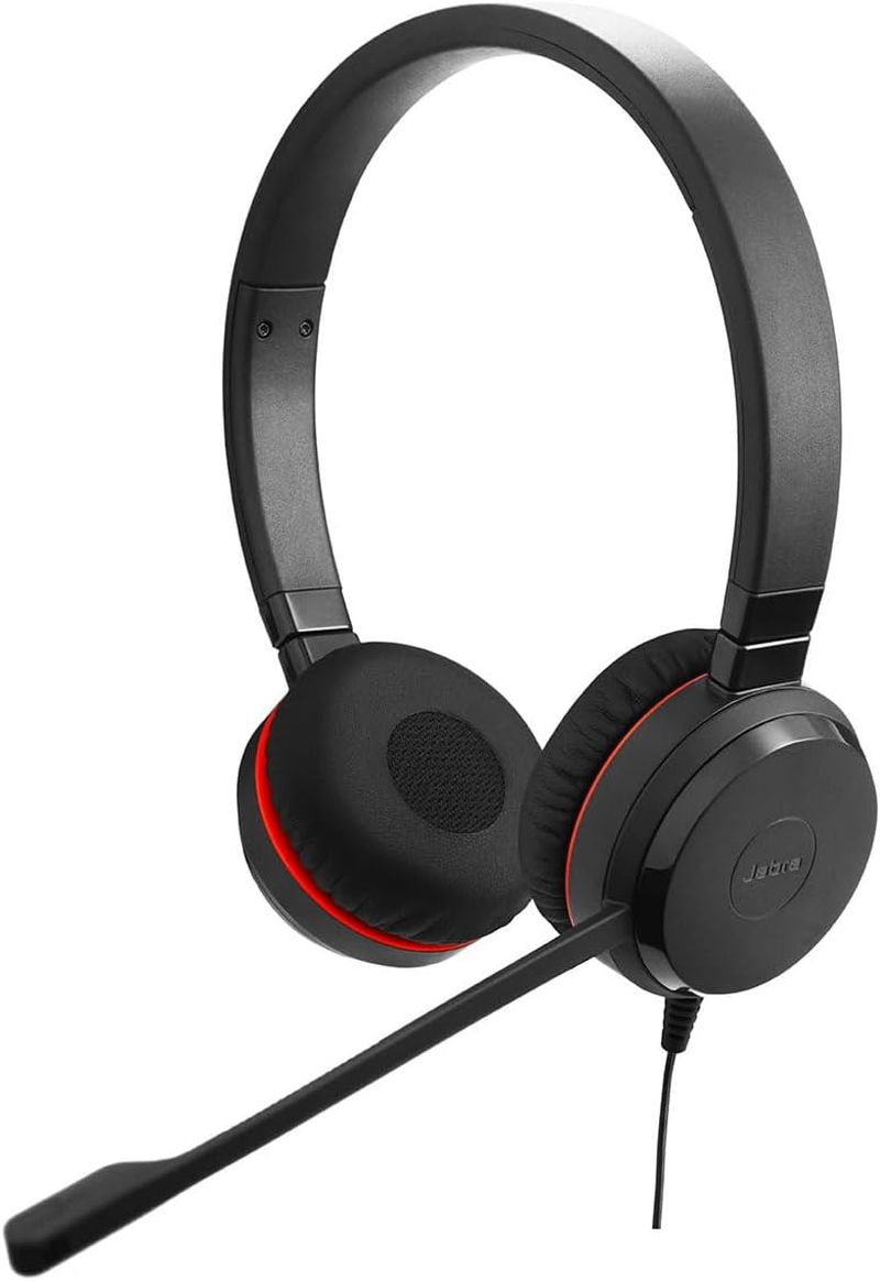 Jabra Evolve 20 SE Wired Headset - Advanced ANC in Microphone - Passive Noise Cancelling - Rich, Immersive Sound - UC Certified on Ear Wired Office Headphones with Mic - Latest USB C & a - PC & Mac image number 6