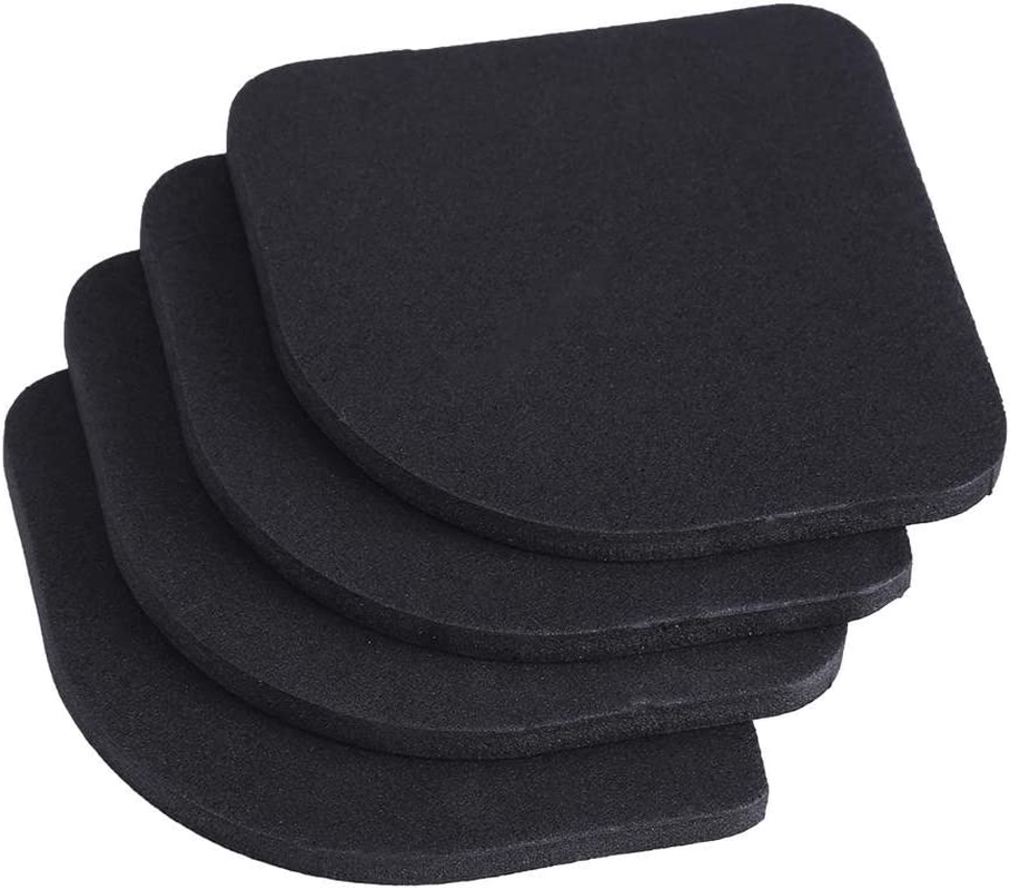 Protective Pad, 4Pcs Universal Rubber anti Vibration Cushion, Silent Shock Absorber, Anti-Vibration Mat for Washing Machine Refrigerator Home Appliance image number 3