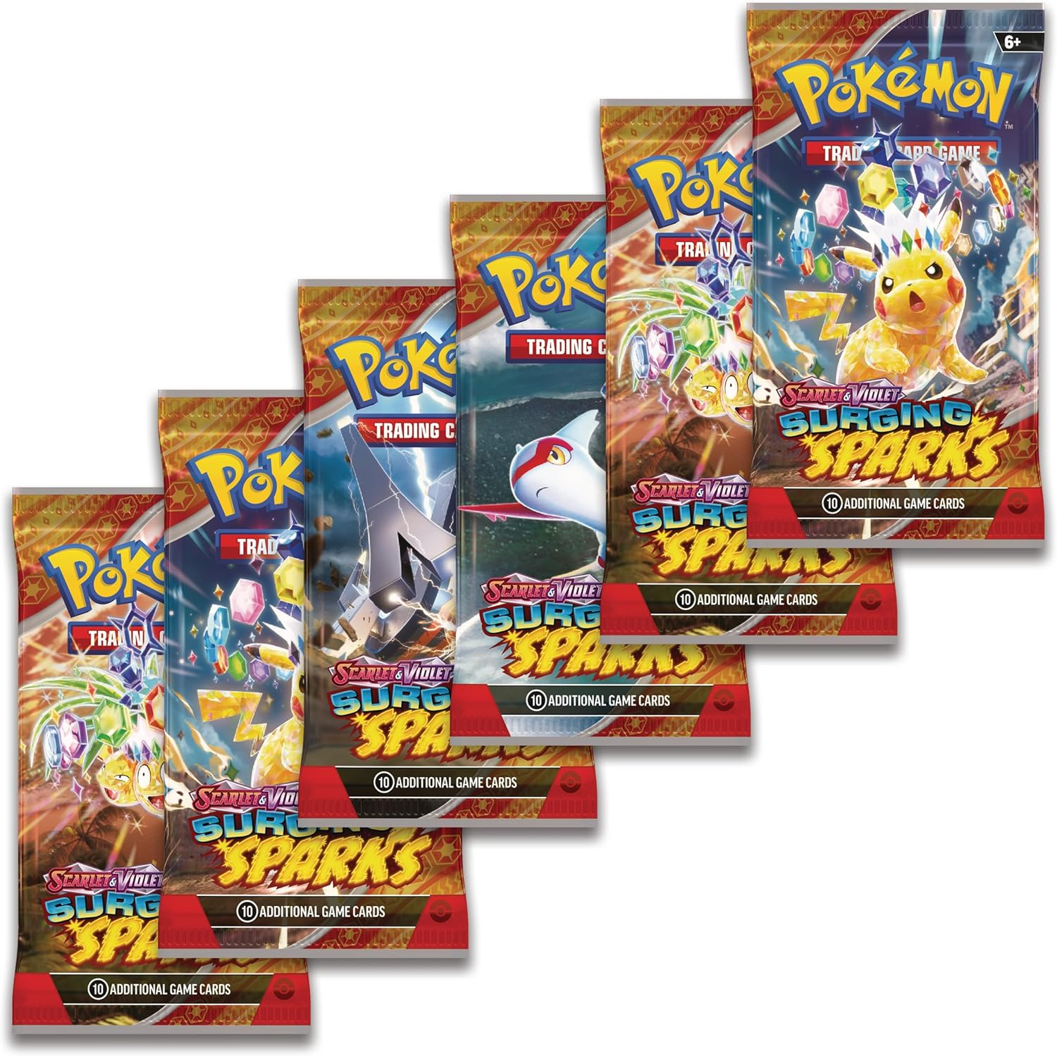 Pok&eacute;mon TCG: Scarlet and Violet - Surging Sparks Booster Bundle image number 3