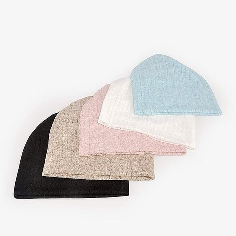 2Pcs Satin Sleep Bonnet Ladies Hats for Summer Women&rsquo;S Hats Head Wrap Cap Head Wraps for Women Hair Scarf Elastic Beanie Women Headwear Headscarf Hat Chemotherapy Cap Soft image number 4