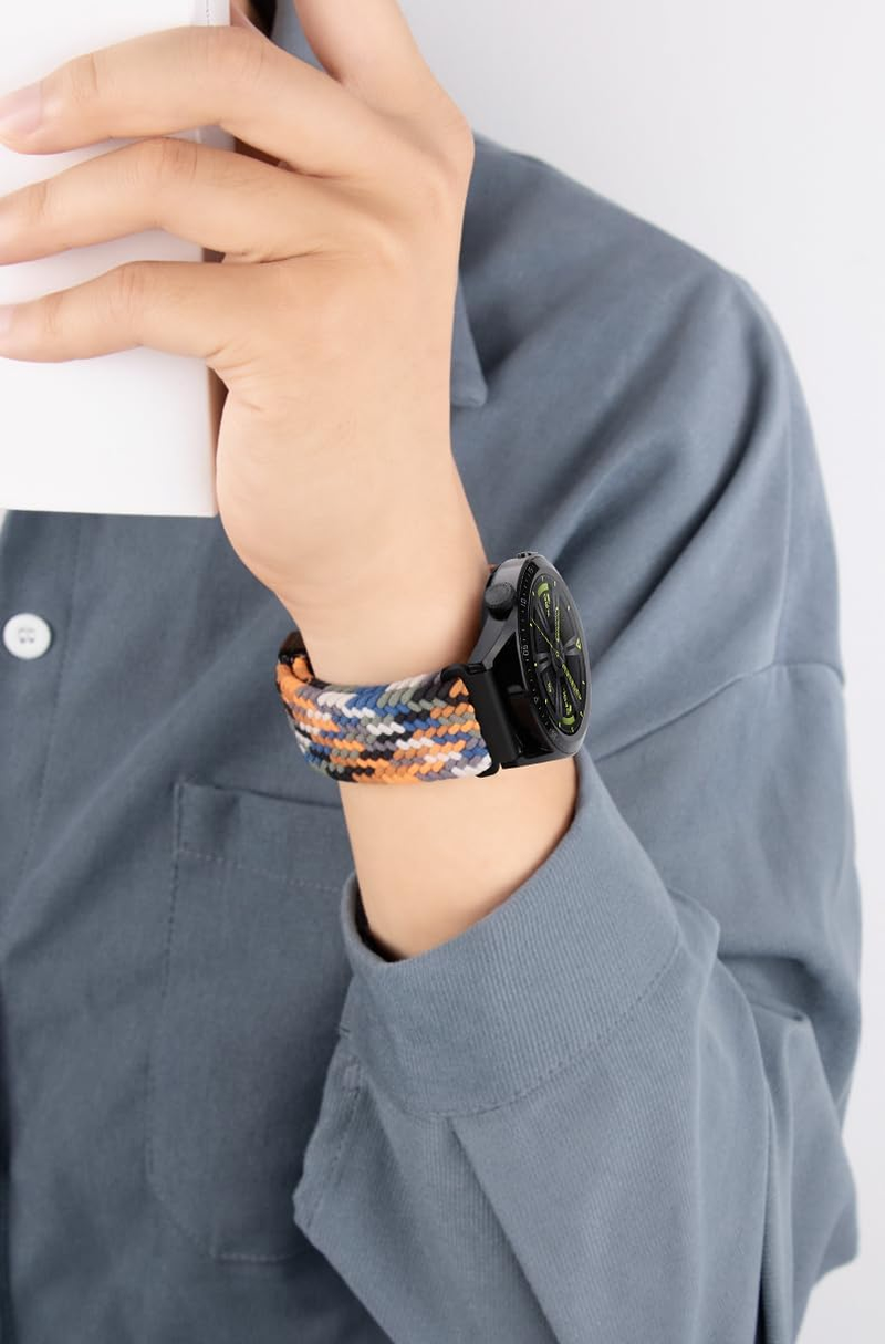 Watch Strap Compatible with Huawei GT5/GT4/GT3/GT2 46Mm, Magnetic Sport Straps Compatible with Garmins Vivoactive 4/Amazfits GTR 5/4/3 47Mm, Nylon Watch Band 22Mm for Redmi Watch 5 image number 4