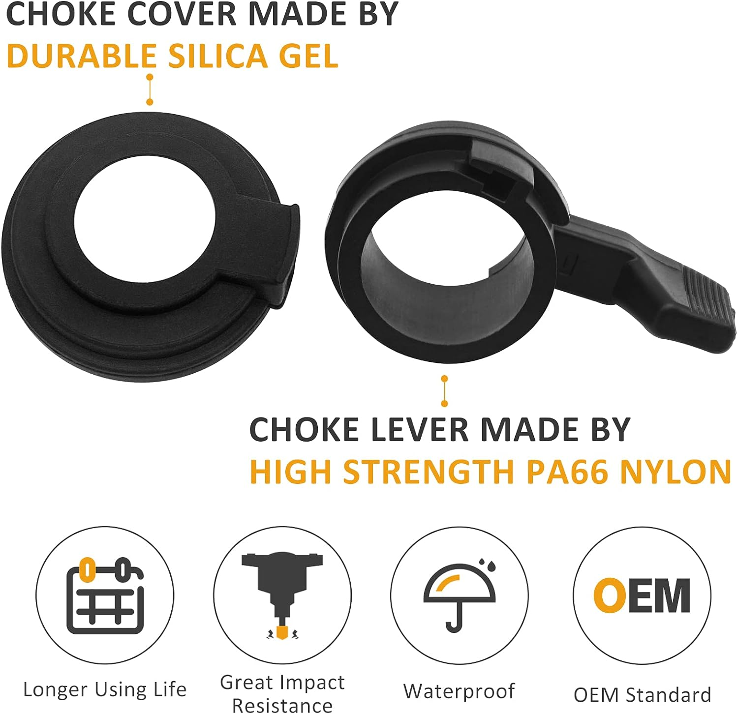 Choke Lever & Cover for Suzuki Eiger 400 2002-2007, Kingquad 300 1991-2002, Ozark 250 2002-2014, Quadmaster 500 2000-2001, Vinson 500 2002-2007, Quadrunner 250 1987-2002, Quadsport 250 2004-2009 image number 2