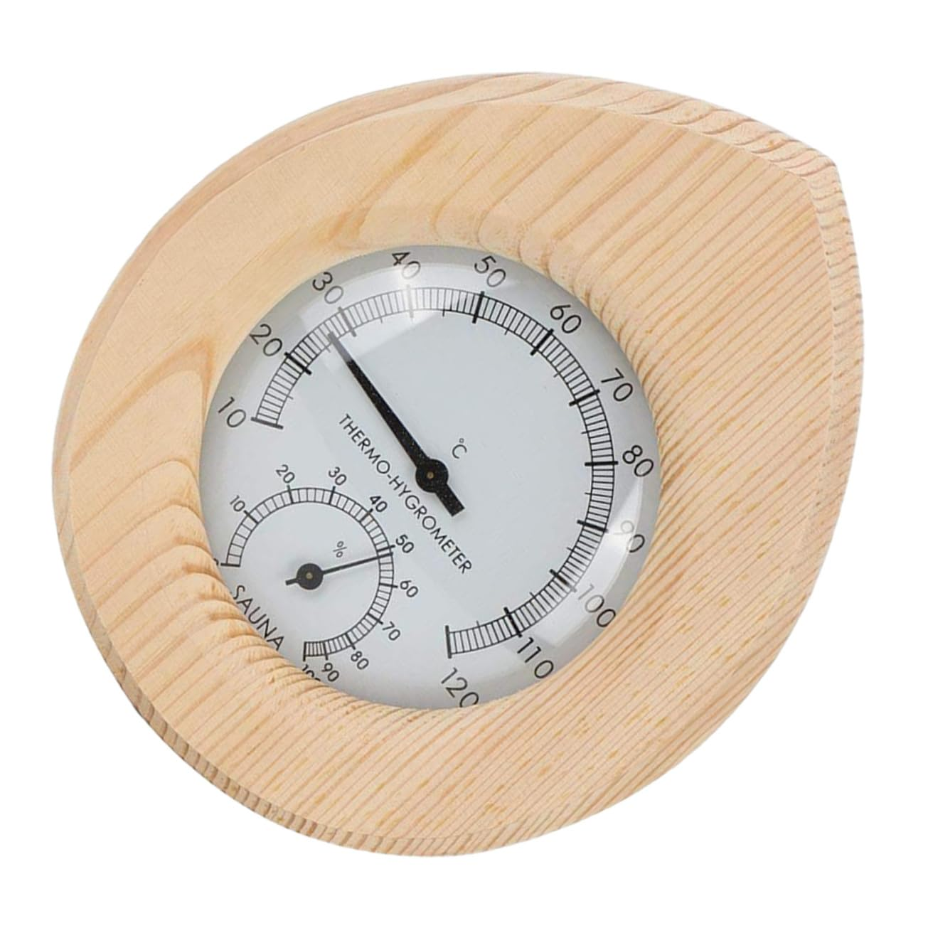 COHEALI Thermohygrometer for Sauna Digital Humidity and Temperature Gauge Indoor Hygrometer Thermometer for Home Kitchen image number 2