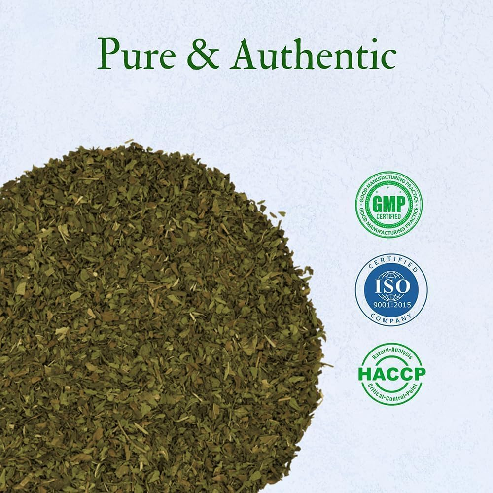 Nettle Leaf Tea 100 G | Loose Cut & Sifted for Fresh Herbal Infusions | Dried Urtica Dioica Leaf Cut for Herbal Tea by Hebhac Herbals image number 1